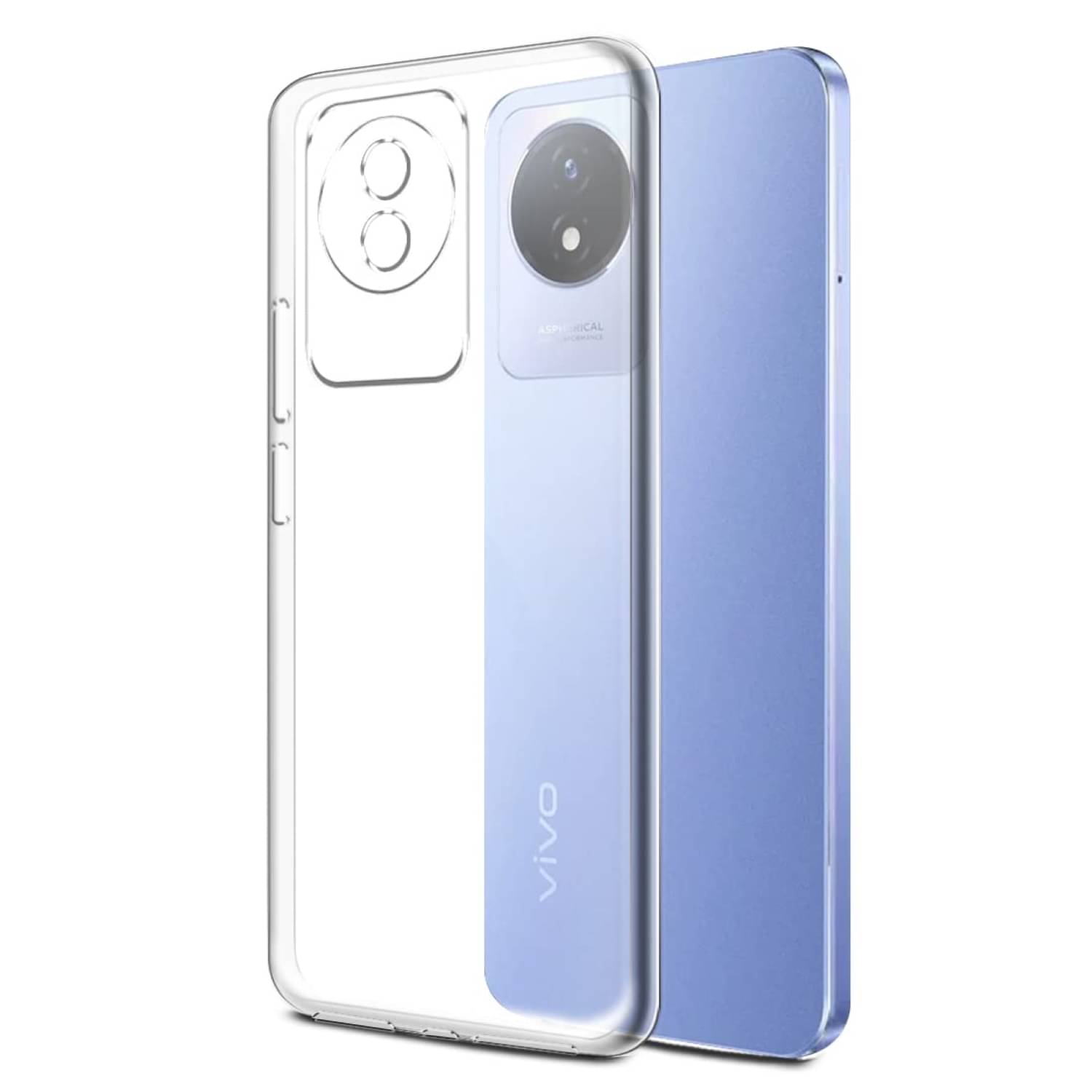     			Case Vault Covers - Silicon Soft cases Compatible For Silicon Vivo Y02 ( Pack of 1 )