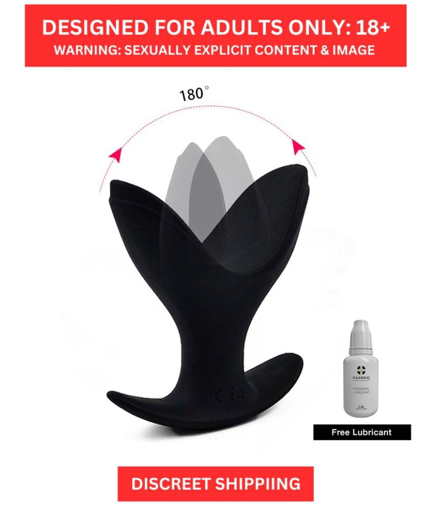     			High Quality Soft Silicone Extreme Spread Anal Dilator with Vibration - For Comfortable and Skin Safe Solo Play for Women