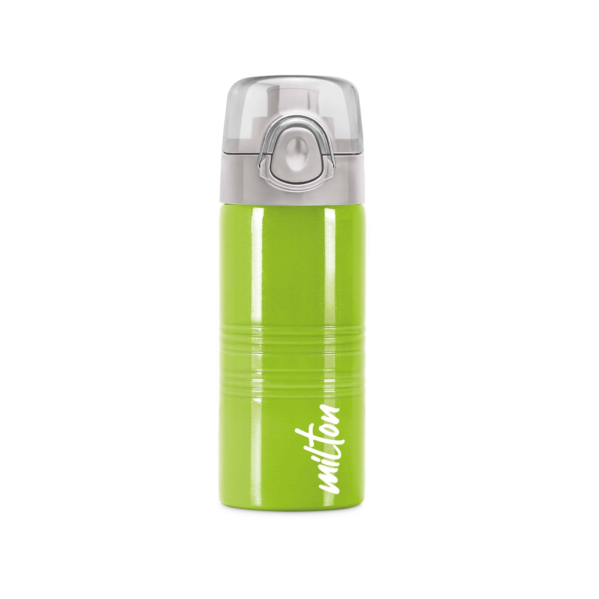     			Milton Vogue 500 Stainless Steel Water Bottle, 490 ml, Parrot Green