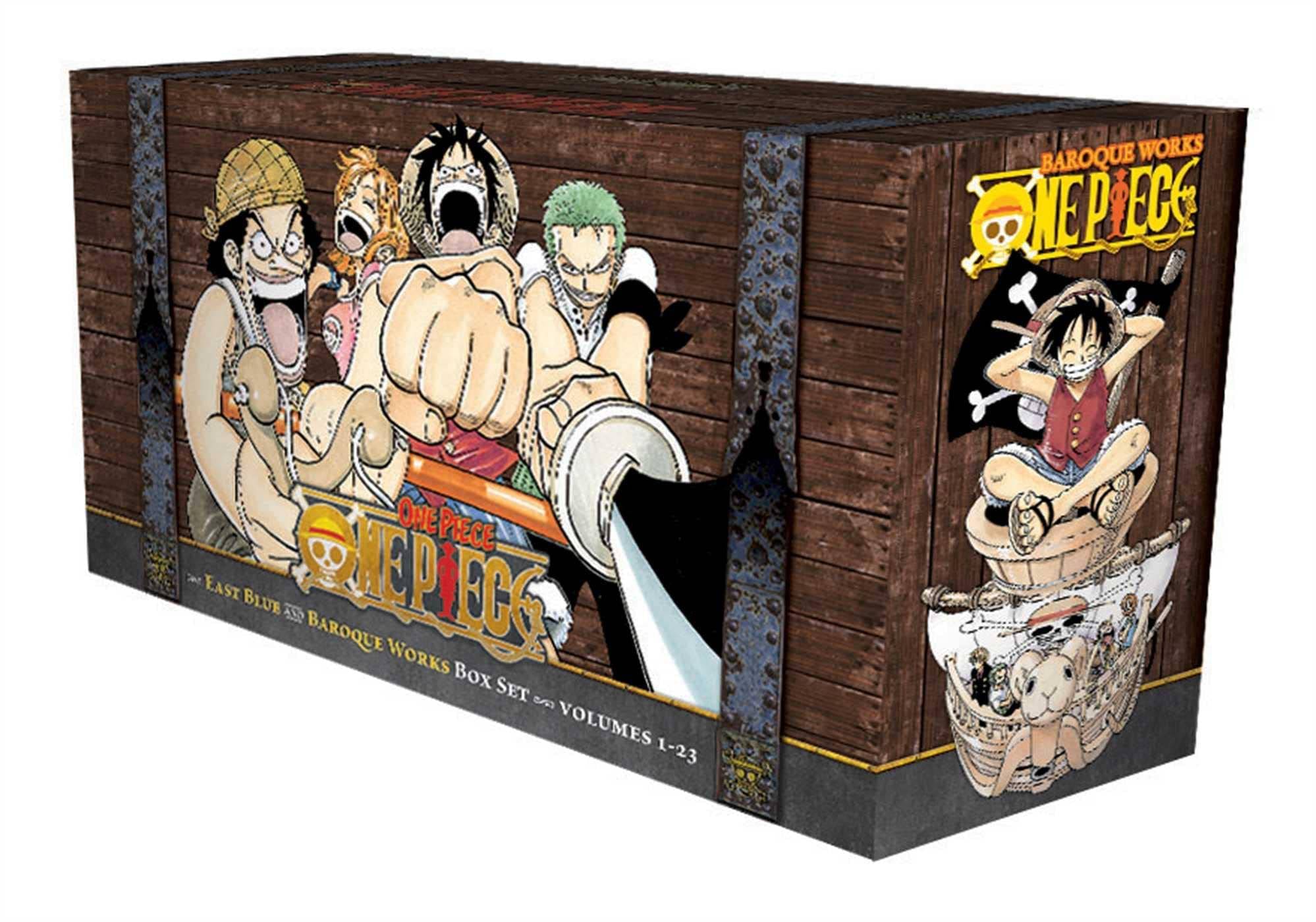 ONE PIECE BOX SET VOL 1: Volumes 1-23 with Premium: Volume 1 (One Piece Box Sets)     			ONE PIECE BOX SET VOL 1: Volumes 1-23 with Premium: Volume 1 (One Piece Box Sets)