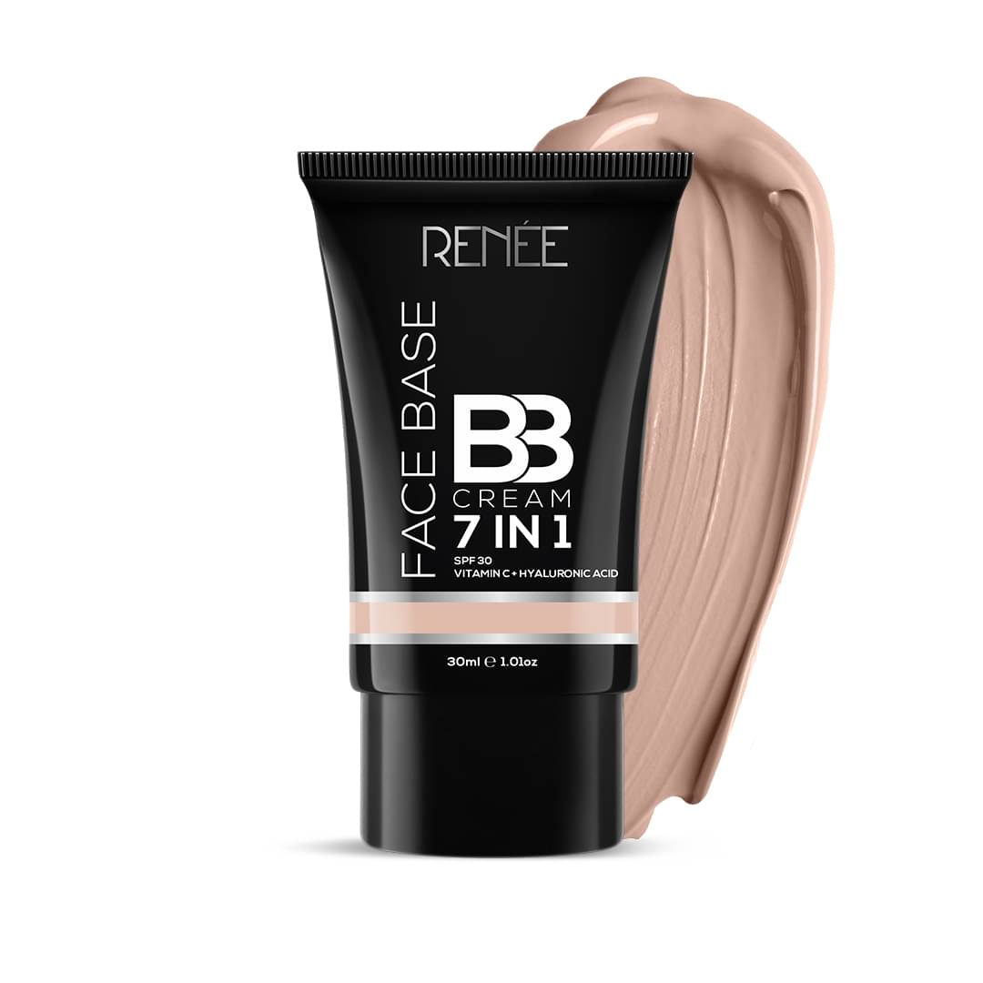 Renee Face Base 7 in 1 BB Cream B02 Peanut Tan SPF 30 30 mL Renee Face Base 7 in 1 BB Cream B02 Peanut Tan SPF 30 30 mL