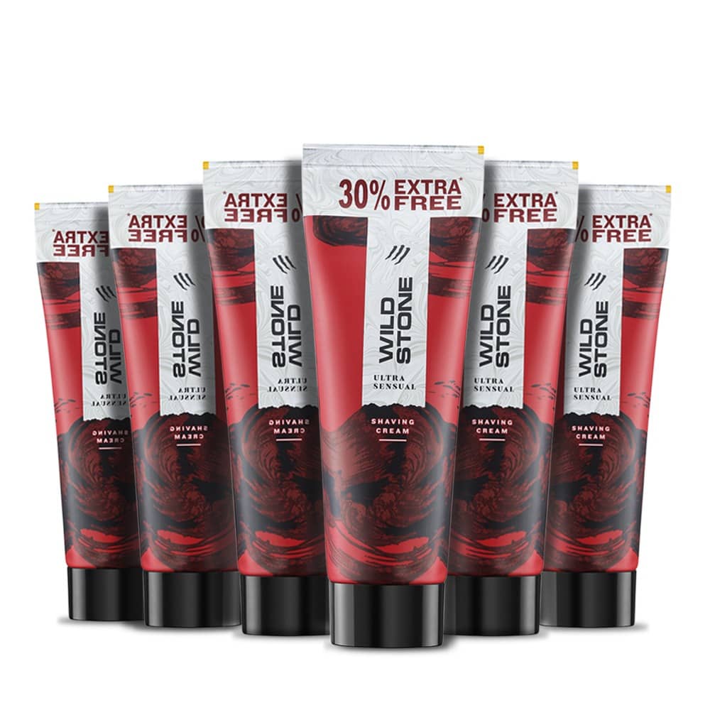 Wild Stone Ultra Shaving Cream 78 (pack of 6)