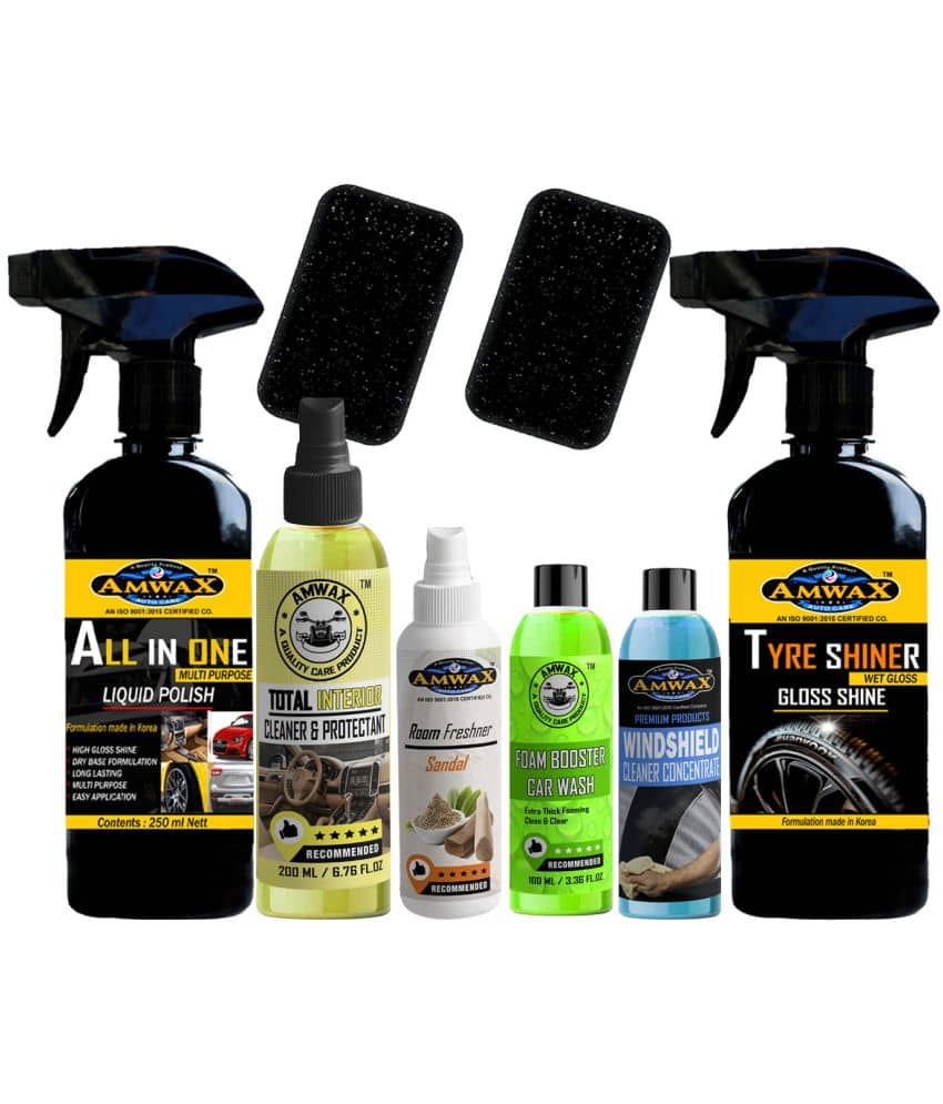 AMWAX - Finishing Metal Polish For All Cars & Motorbikes ( Pack of 8 )