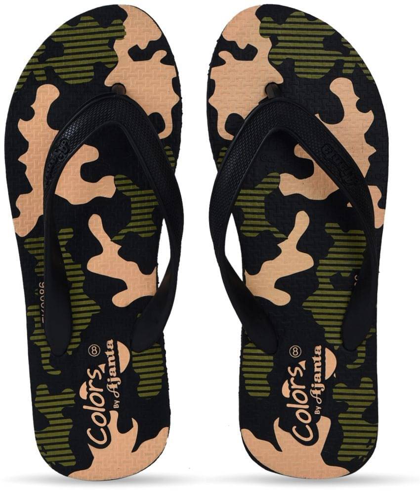     			Ajanta - Green Men's Daily Slipper