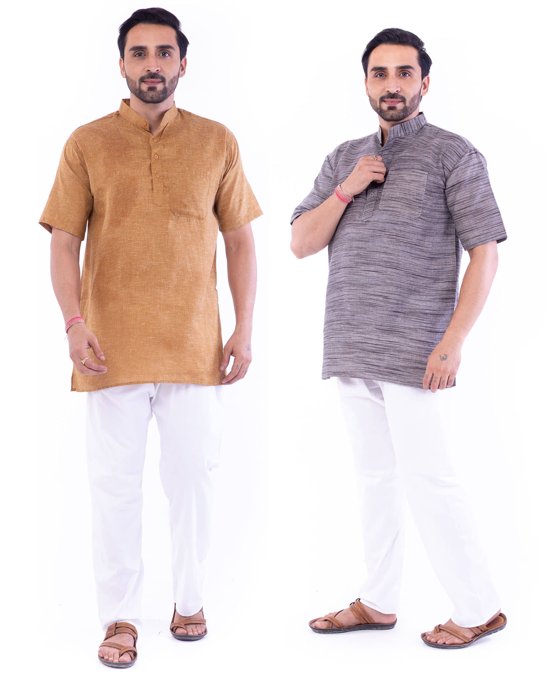 DESHBANDHU DBK - Multi Cotton Men's Regular Kurta ( Pack of 2 ) - Kurtas & Kurta Sets | Buy online on ZillyBuy