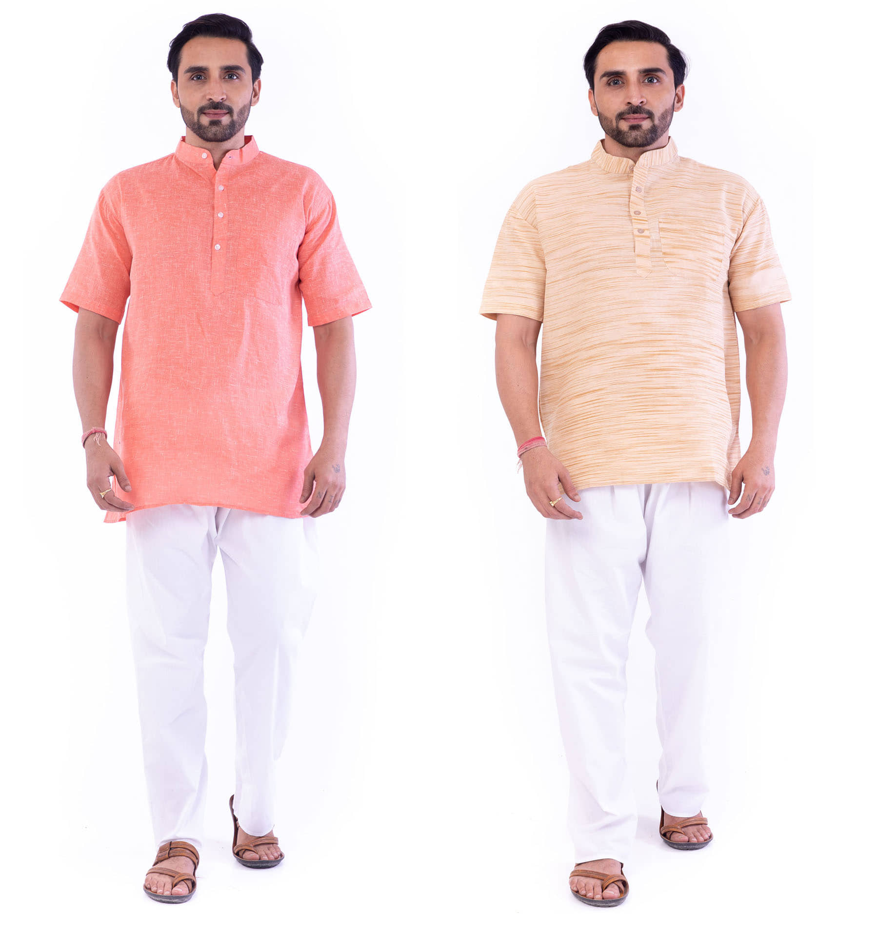 DESHBANDHU DBK - Multi Cotton Men's Regular Kurta ( Pack of 2 ) - Kurtas & Kurta Sets | Buy online on ZillyBuy