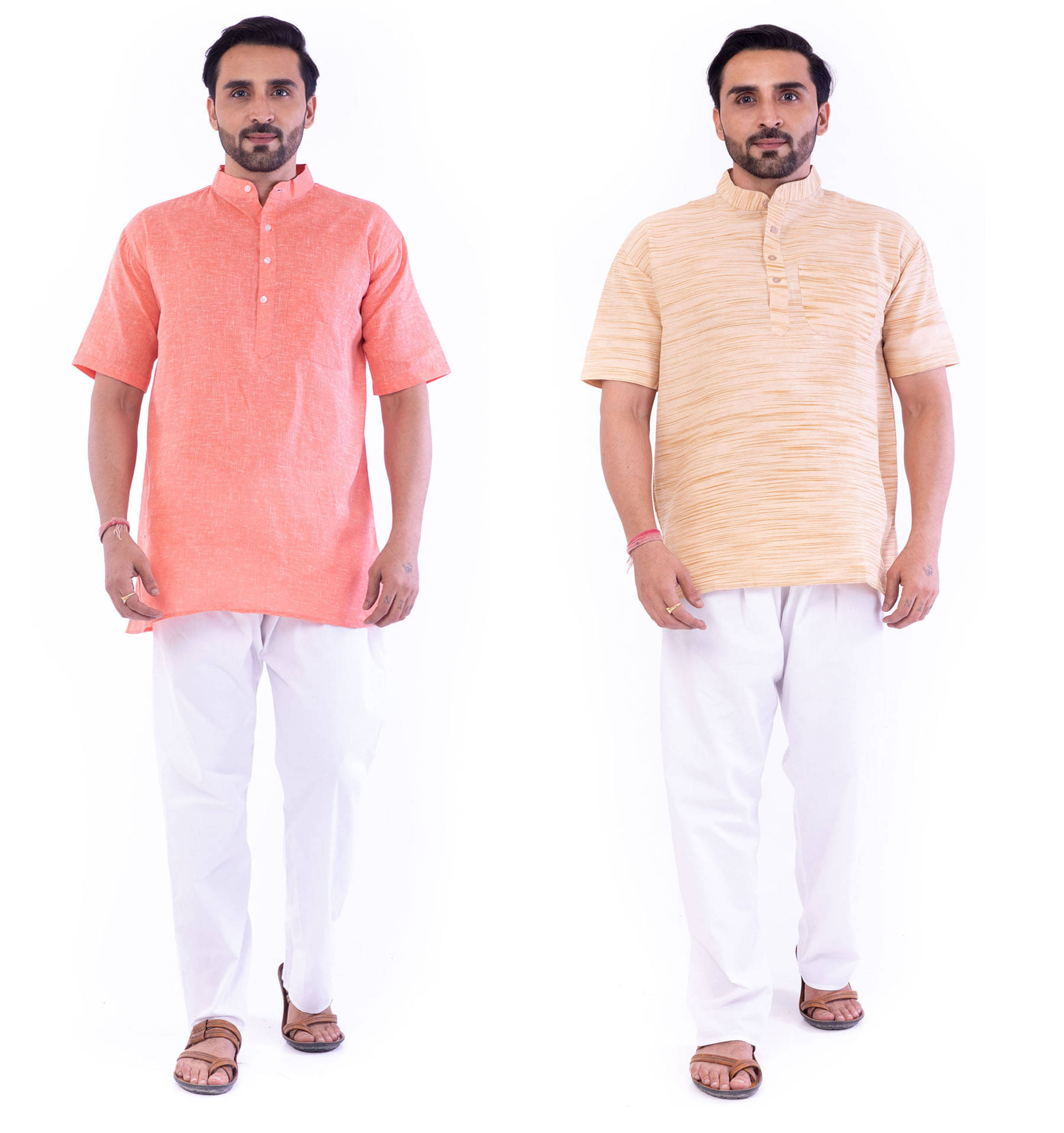 DESHBANDHU DBK - Multi Cotton Men's Regular Kurta ( Pack of 2 ) DESHBANDHU DBK - Multi Cotton Men's Regular Kurta ( Pack of 2 )