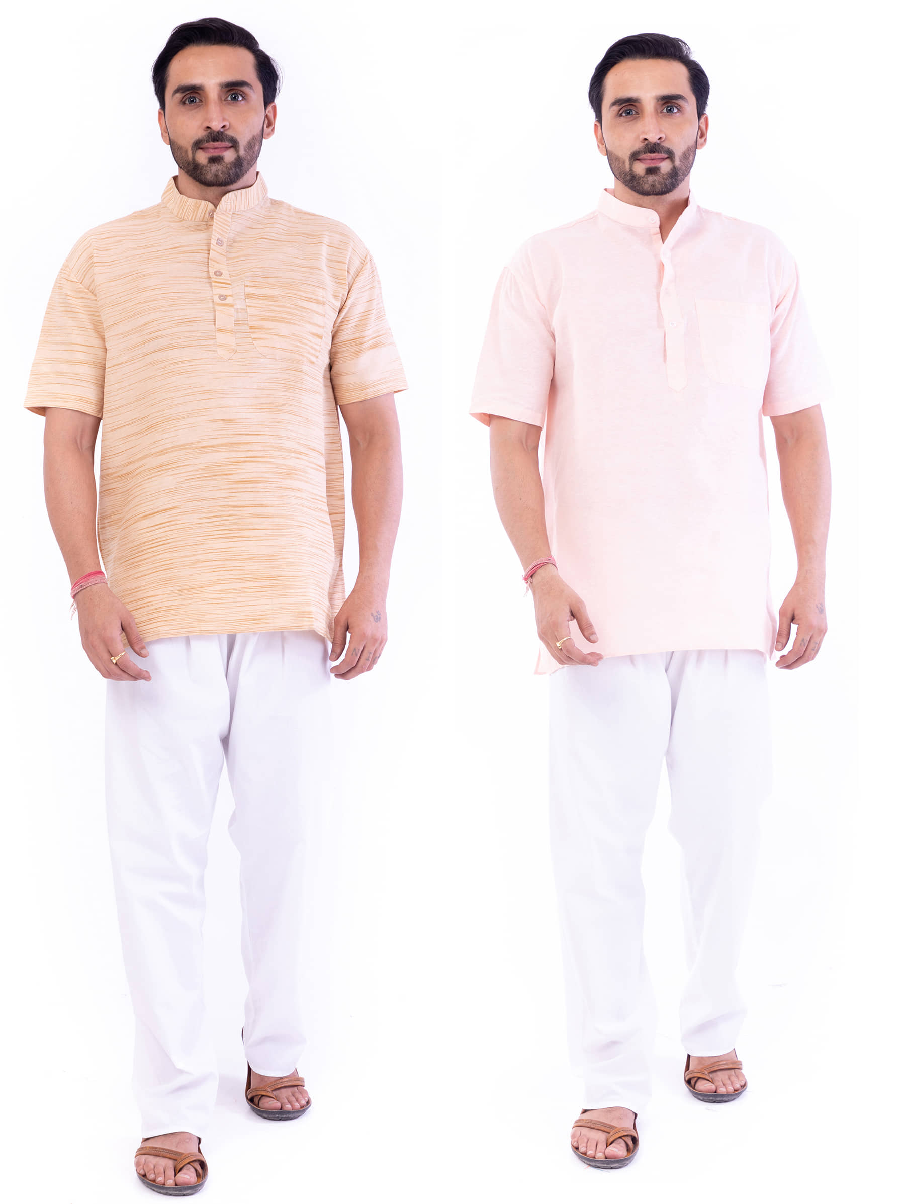 DESHBANDHU DBK - Muticolor Cotton Men's Regular Kurta ( Pack of 2 ) - Kurtas & Kurta Sets | Buy online on ZillyBuy