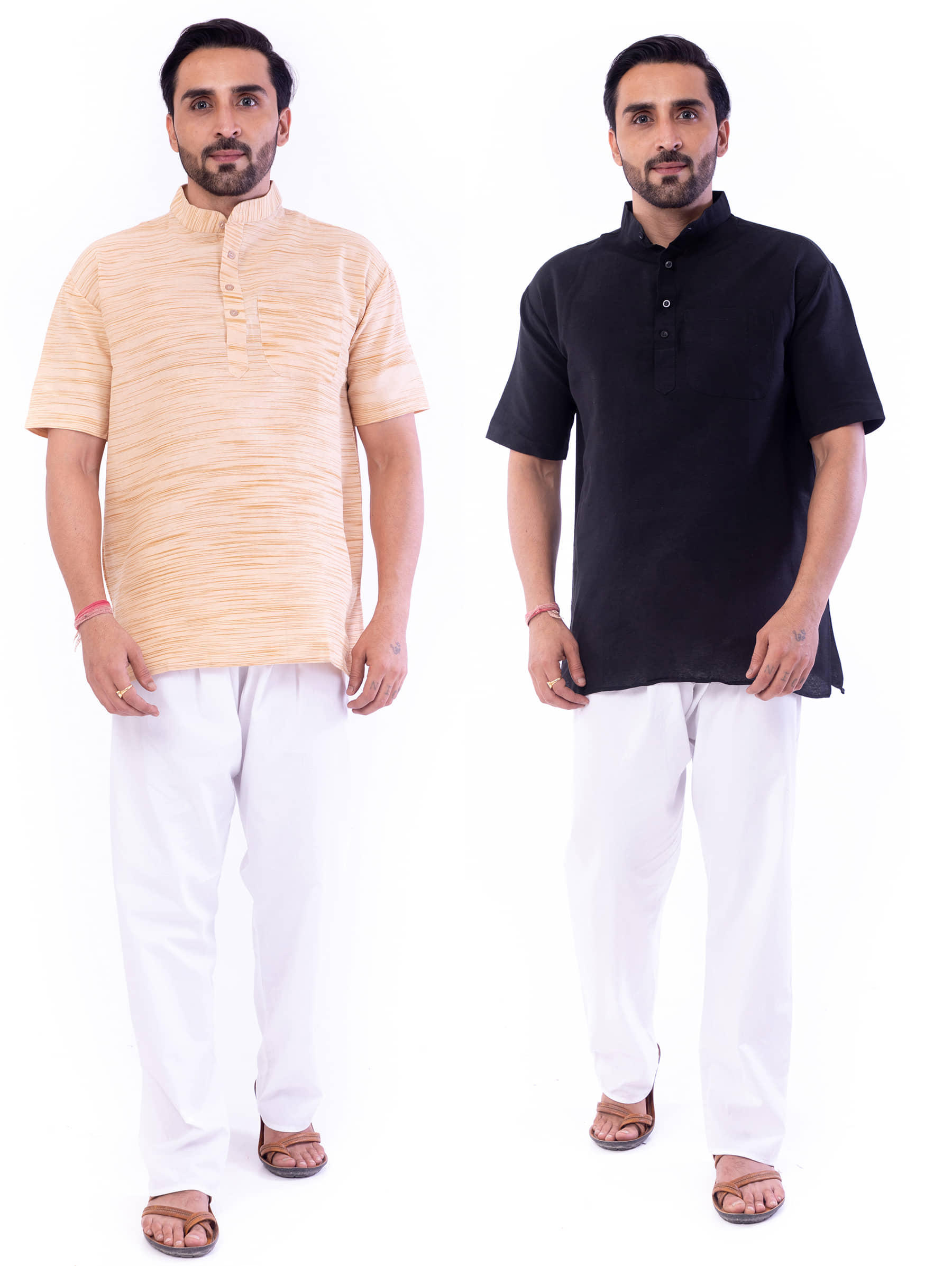 DESHBANDHU DBK - Muticolor Cotton Men's Regular Kurta ( Pack of 2 ) - Kurtas & Kurta Sets | Buy online on ZillyBuy