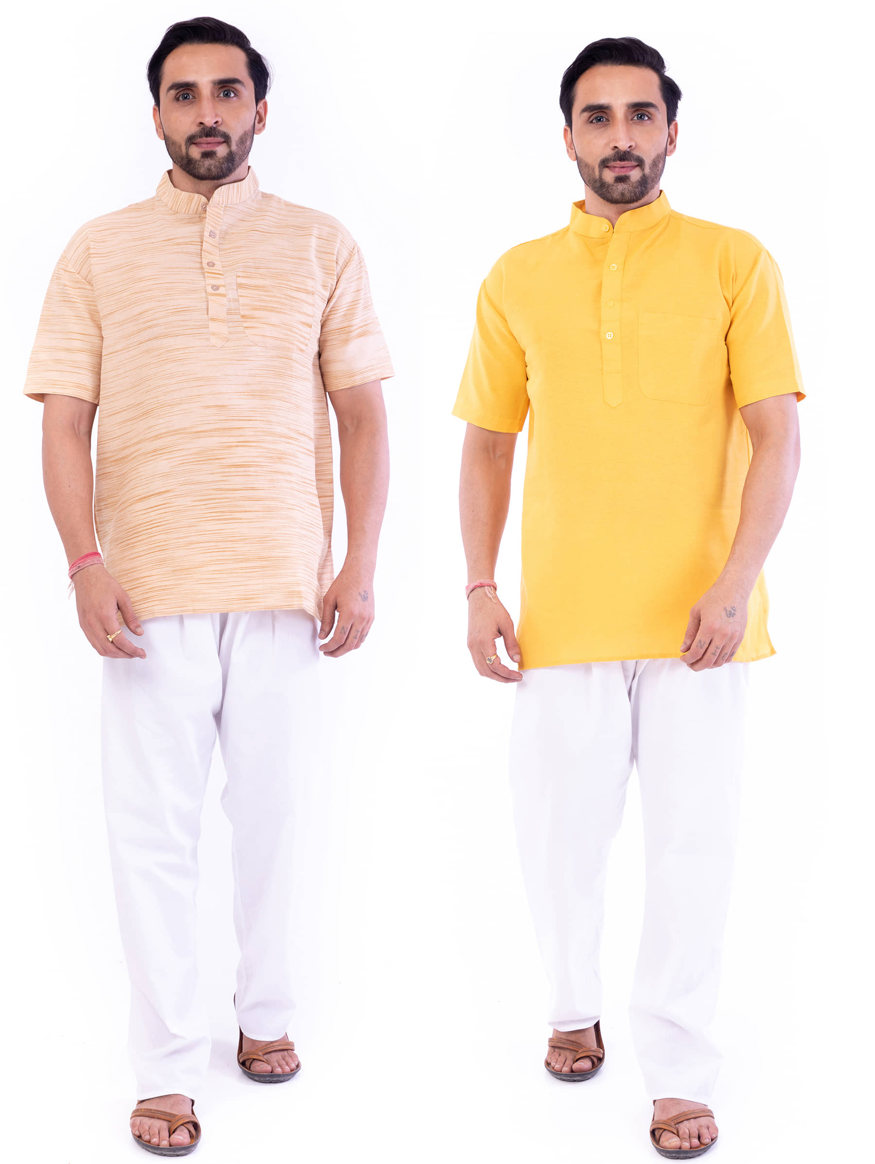 DESHBANDHU DBK - Muticolor Cotton Men's Regular Kurta ( Pack of 2 ) - Kurtas & Kurta Sets | Buy online on ZillyBuy