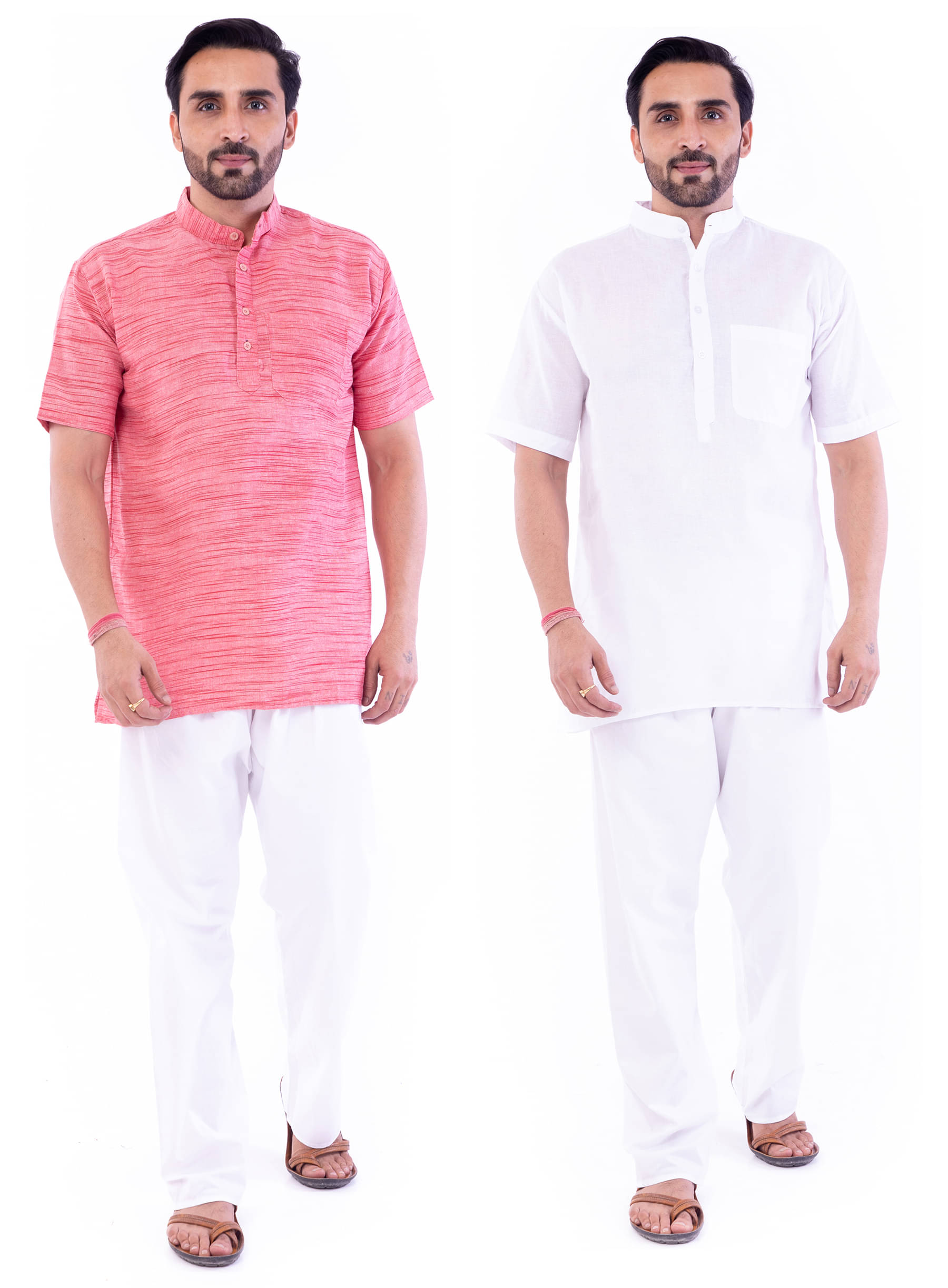 DESHBANDHU DBK - Muticolor Cotton Men's Regular Kurta ( Pack of 2 ) DESHBANDHU DBK - Muticolor Cotton Men's Regular Kurta ( Pack of 2 )