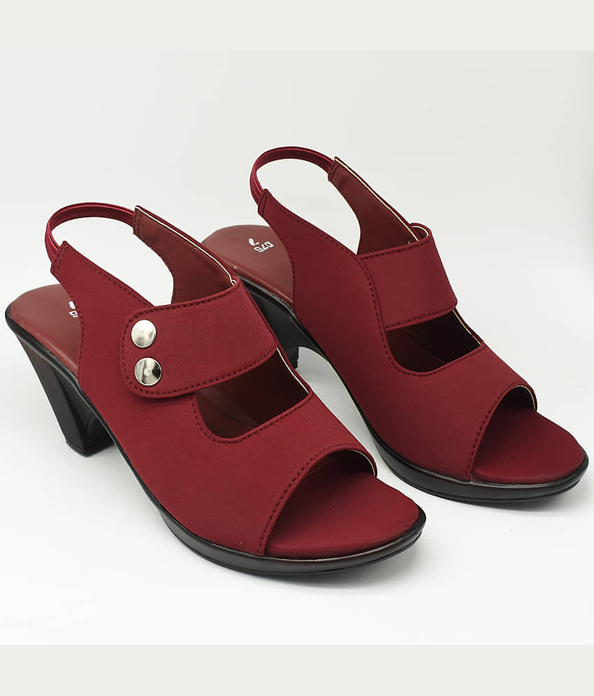 Dream Makers - Red Women's Sandal Heels - Heels | Buy online on ZillyBuy
