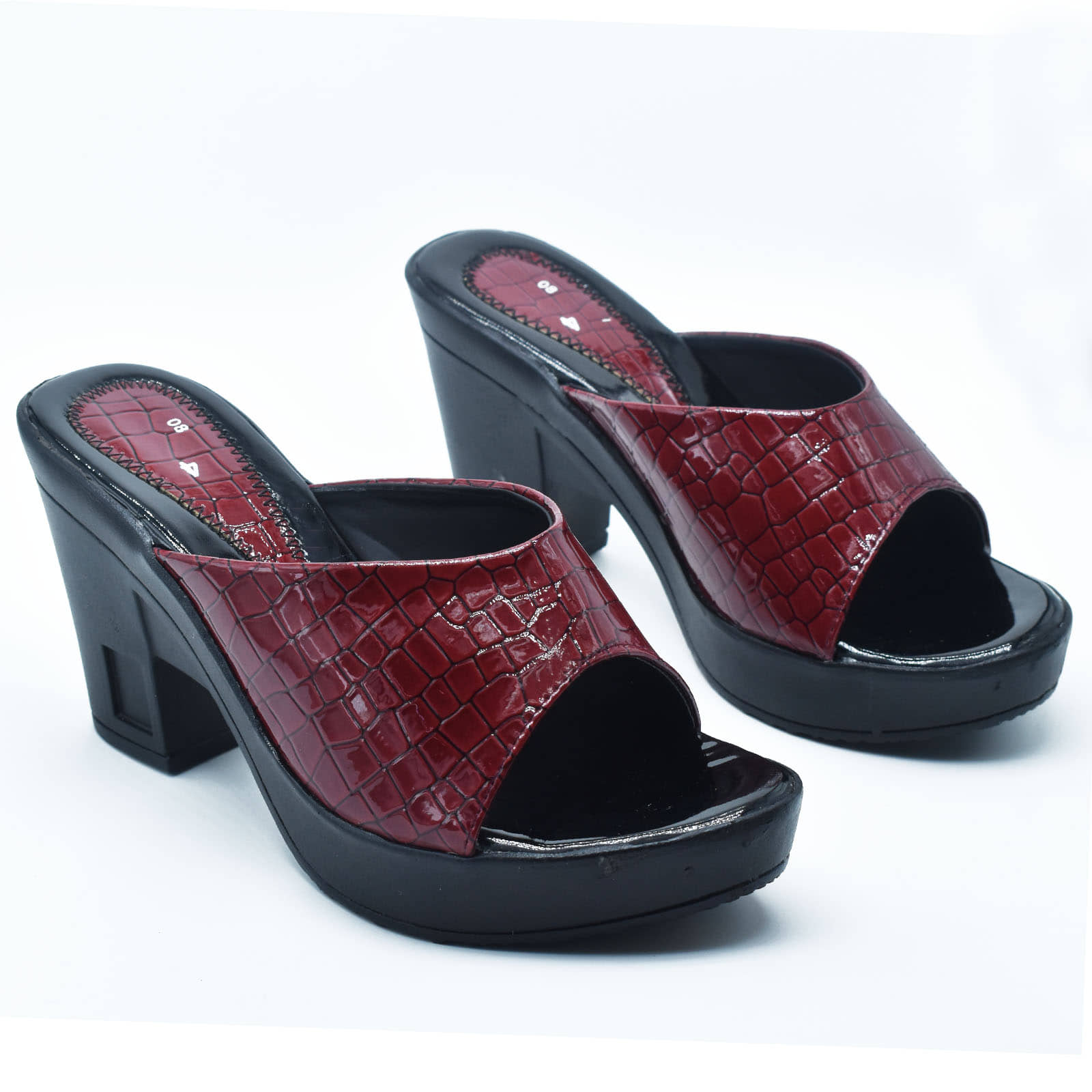 Dream Makers - Red Women's Slip On Heels - Heels | Buy online on ZillyBuy