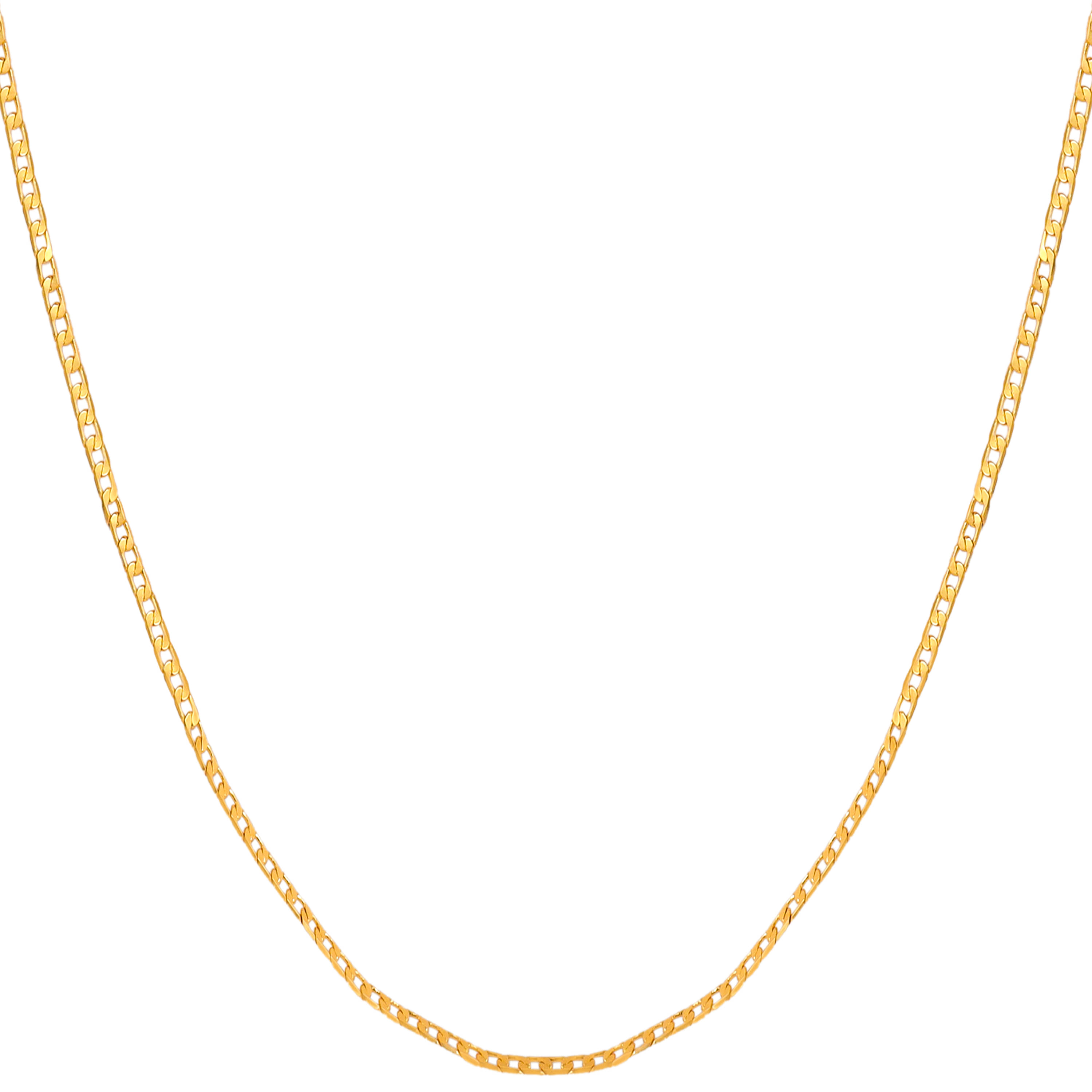 FASHION FRILL - Gold Plated Brass Chain ( Pack of 1 )