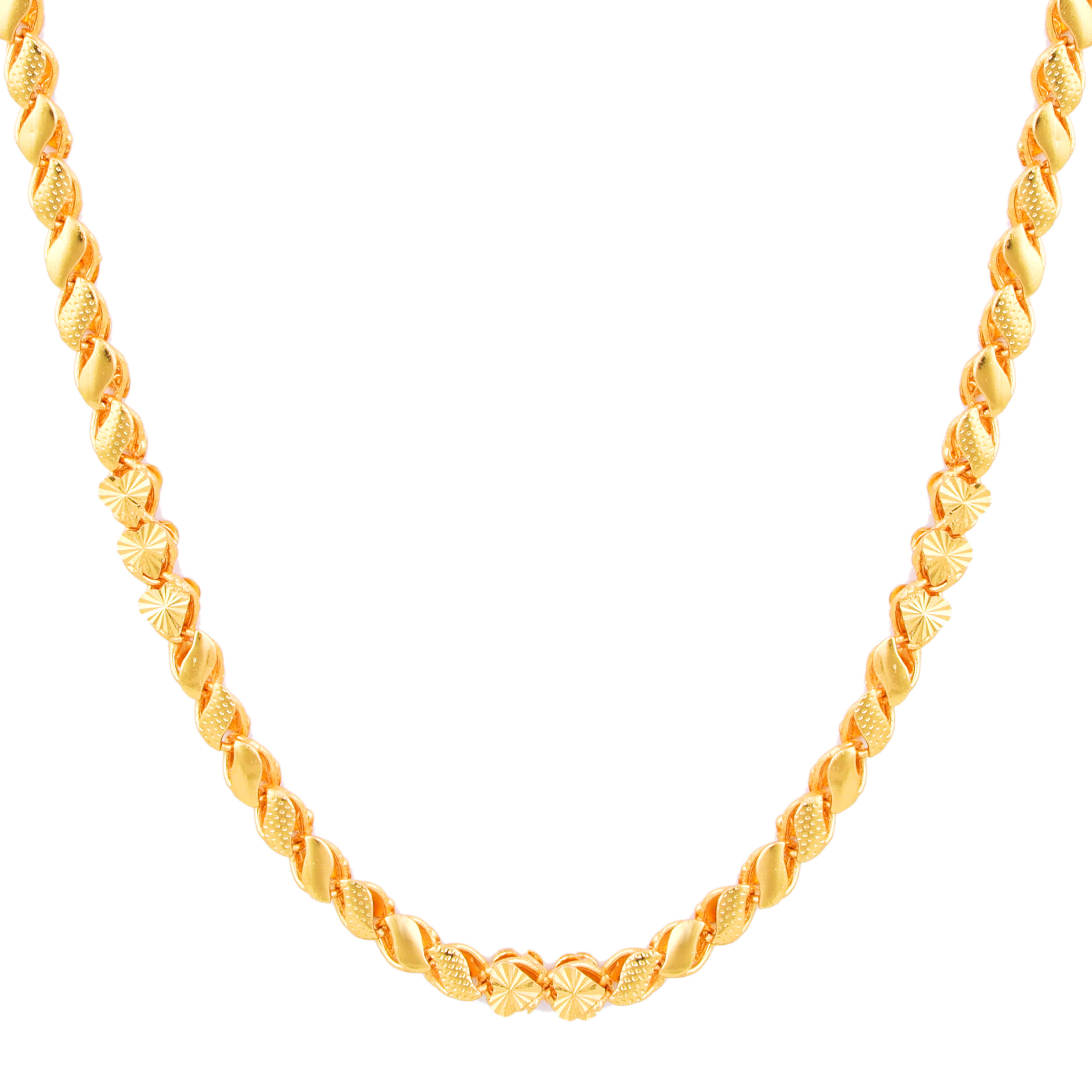 FASHION FRILL - Gold Plated Brass Chain ( Pack of 1 )