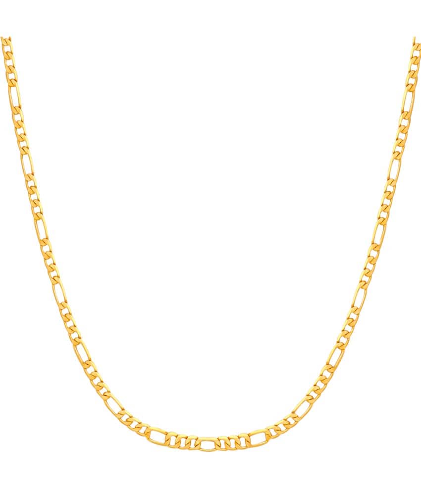 FASHION FRILL Gold Plated Chain ( Set of 1 )