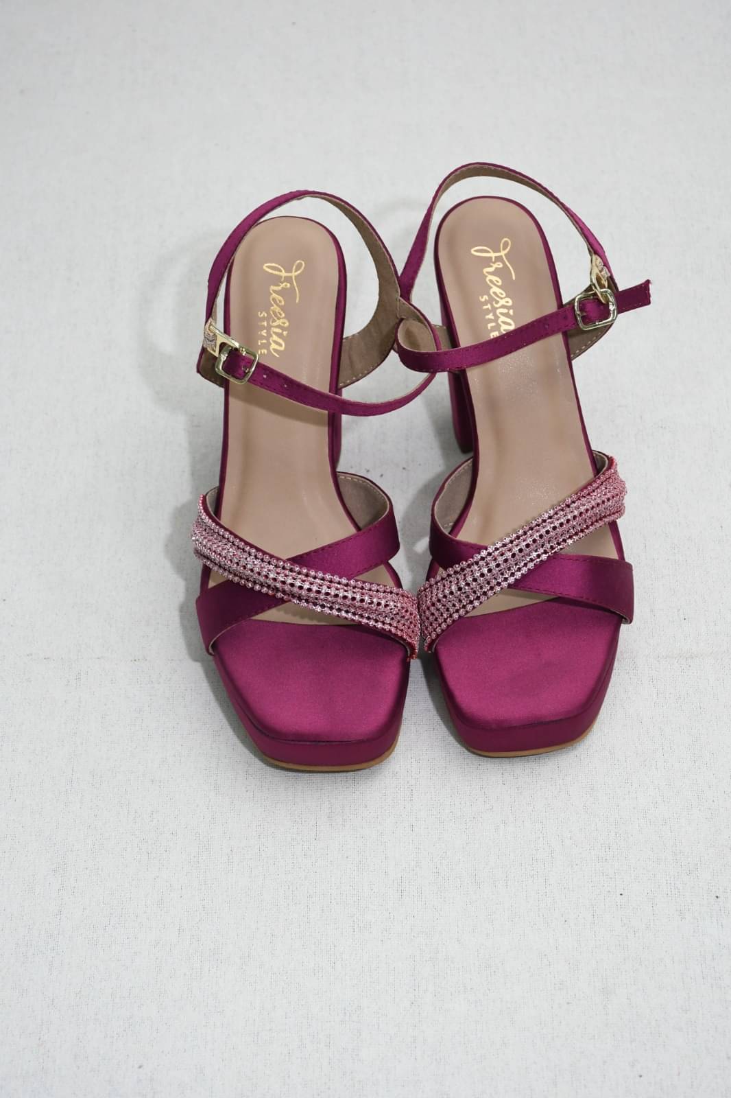 FREESIA STYLE Maroon Floater Sandals FREESIA STYLE Maroon Floater Sandals