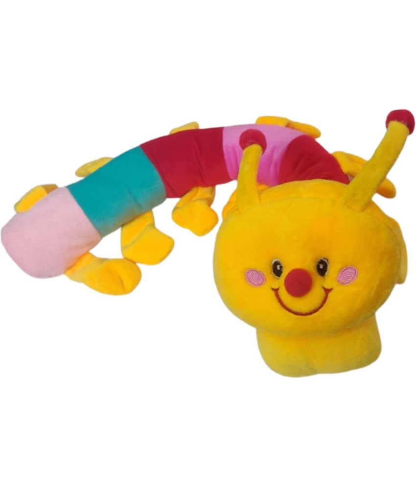 INGENS Very Cute and Beautiful Soft Caterpillar Teddy Bear Soft Toy for Kids / Girls / Gifting / Valentine / Anniversary / Birthday / Kids (yellow) - 55 cm - Toys and Games | Buy online on ZillyBuy