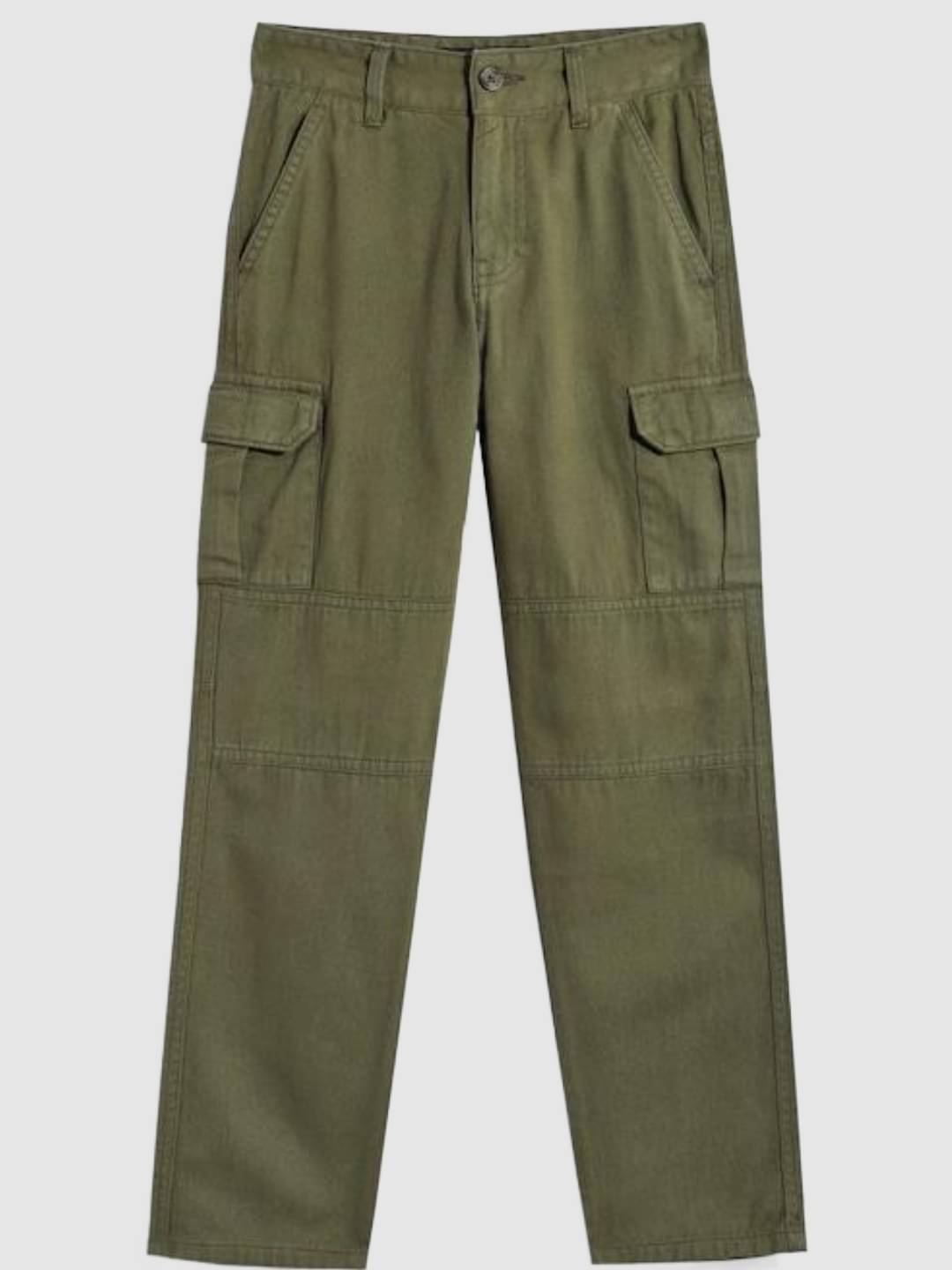     			IVOC Pack of 1 Boys Cotton Cargos ( Olive )