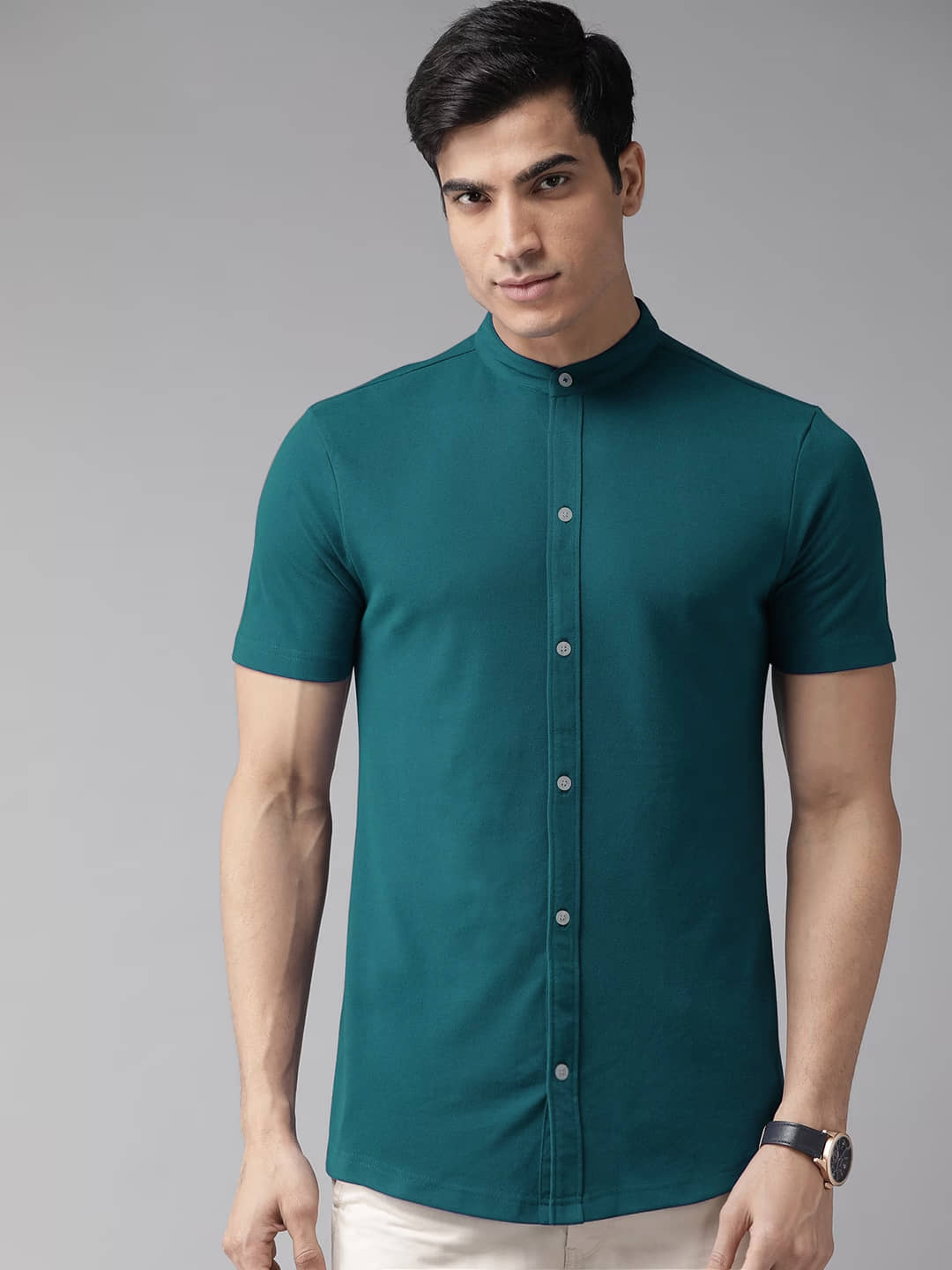 Riss - Red Cotton Blend Regular Fit Men's Casual Shirt ( Pack of 1 )