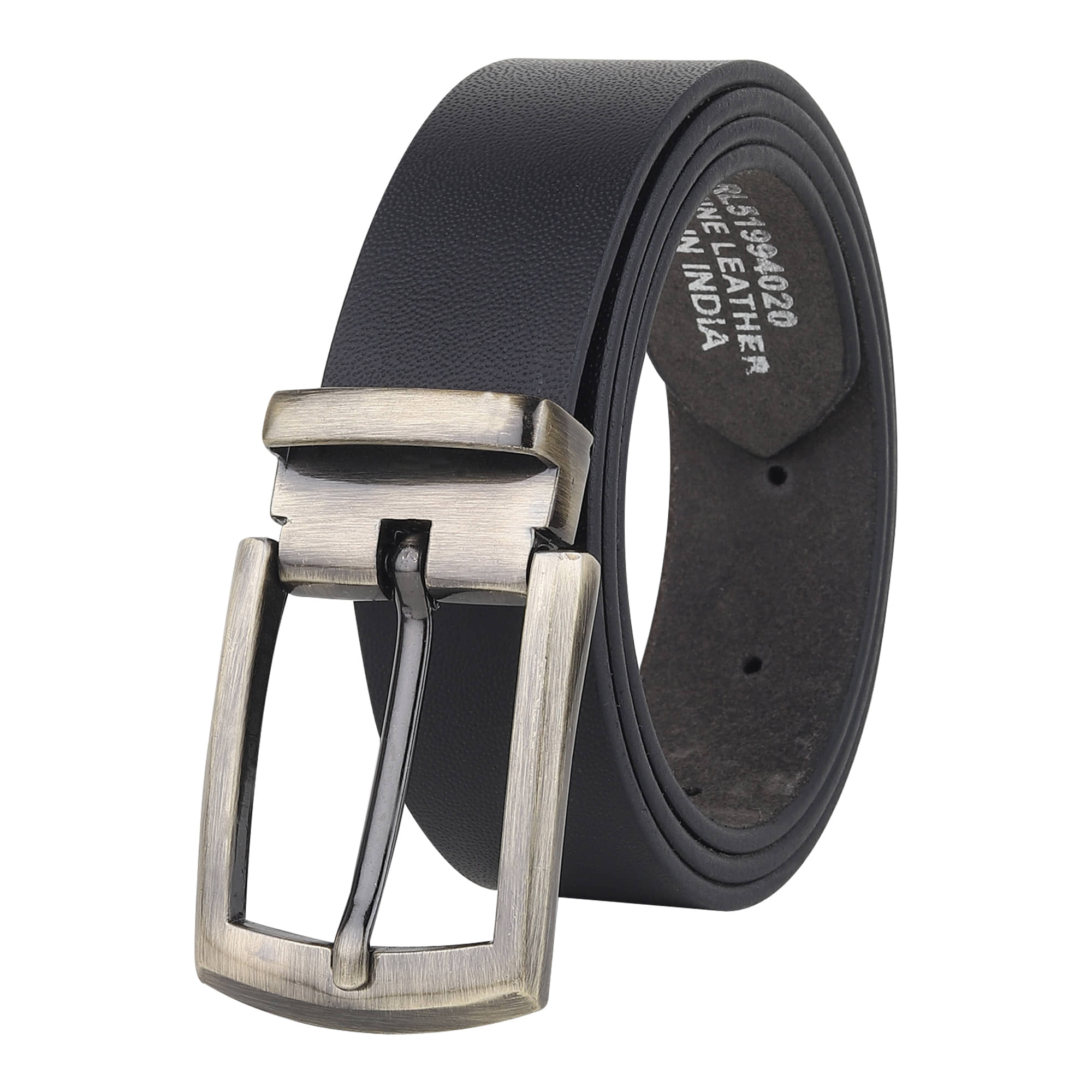 SUNSHOPPING - Black 100% Leather Men's Formal Belt ( Pack of 1 )