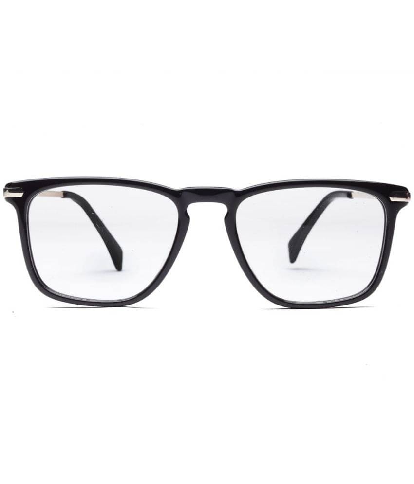 YourSpex - Black Square Eyeglass Frame ( Pack of 1 ) YourSpex - Black Square Eyeglass Frame ( Pack of 1 )