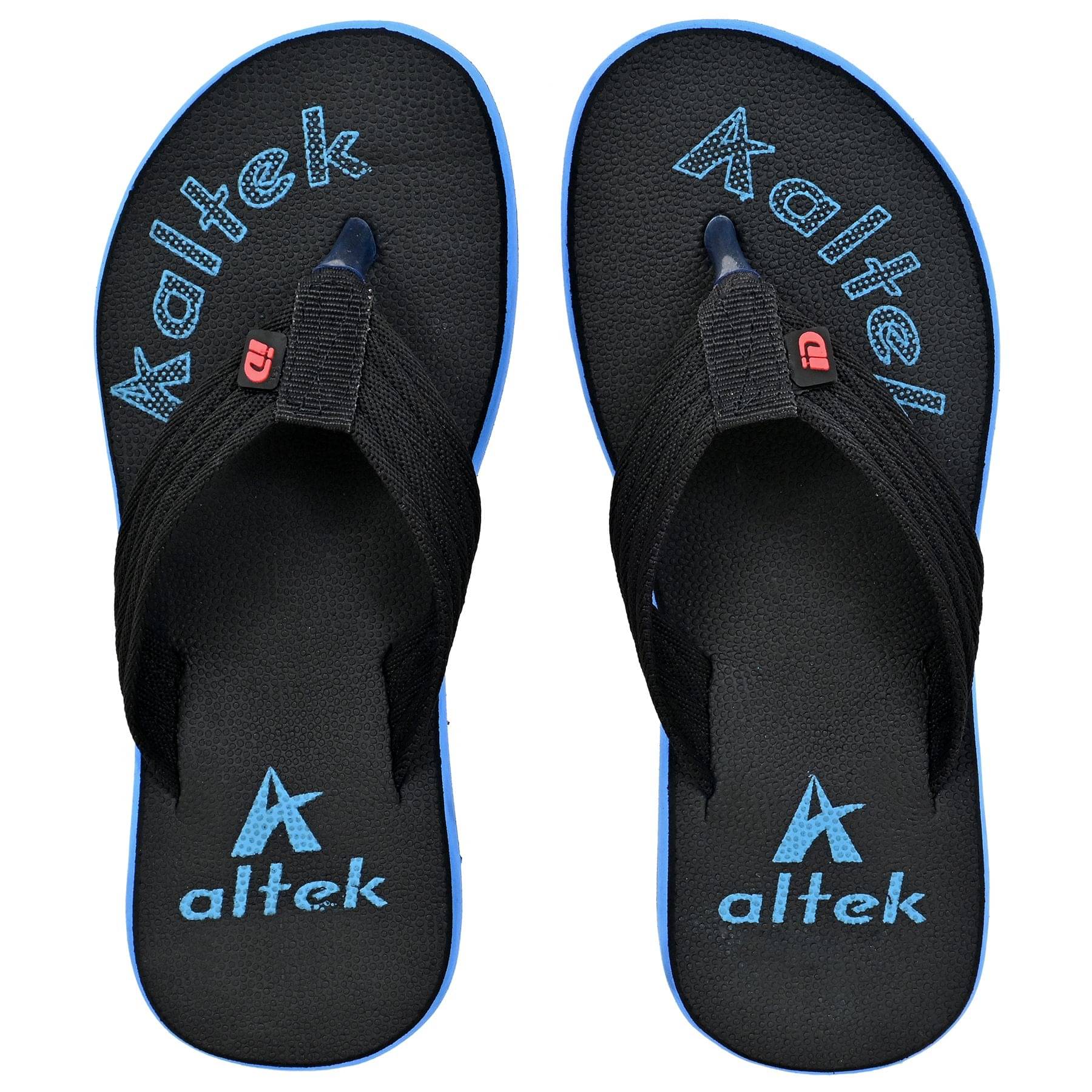     			Altek - Blue Men's Thong Flip Flop
