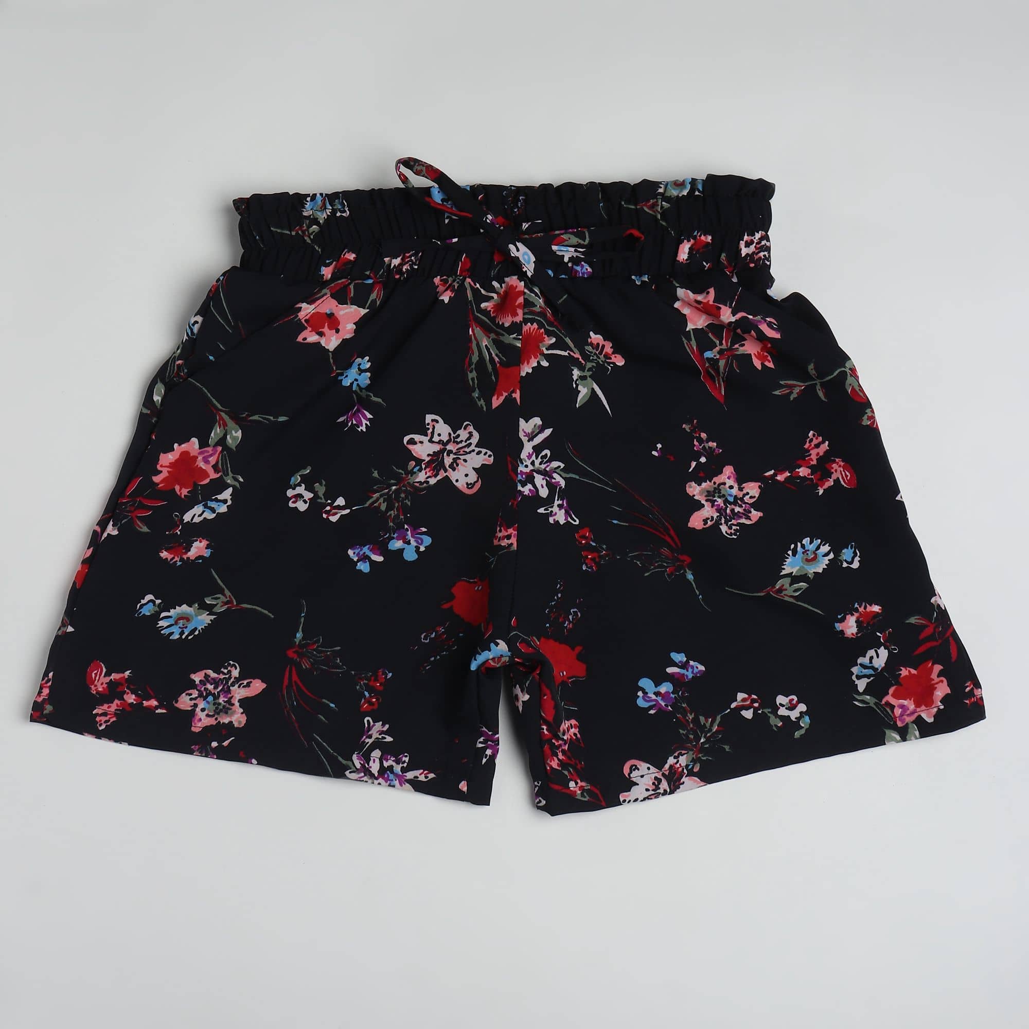 Arshia Fashions Pack of 1 Girls Crepe Bermudas ( Dark Blue ) - Shorts | Buy online on ZillyBuy
