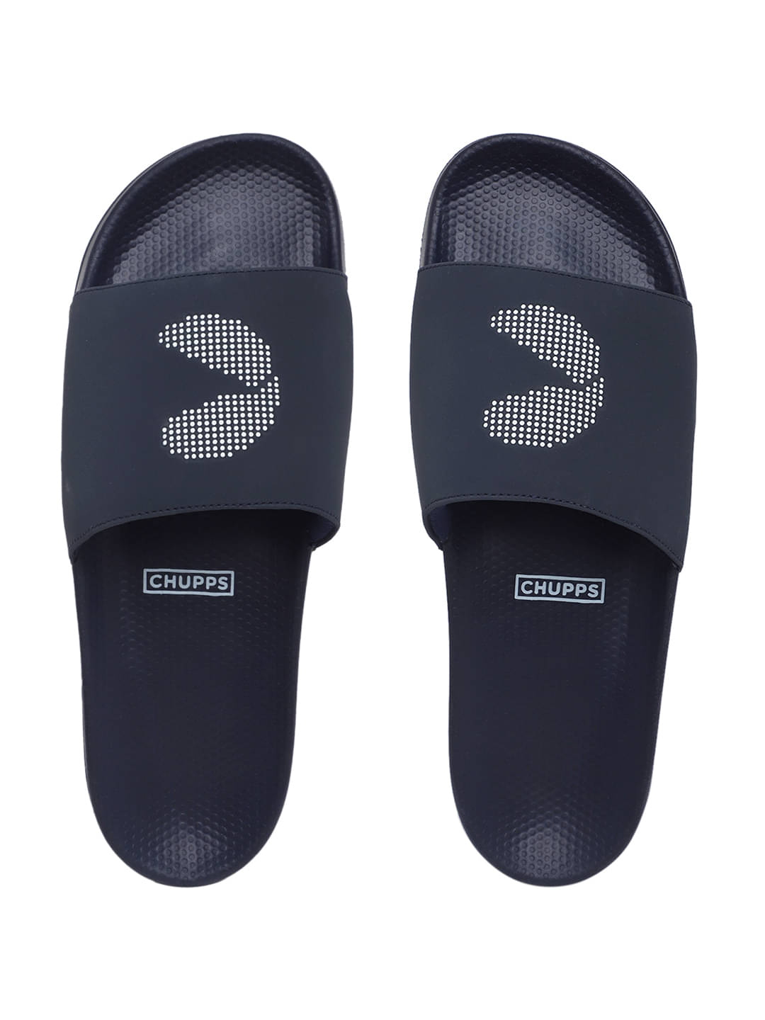     			CHUPPS - Navy Men's Slide Flip Flop