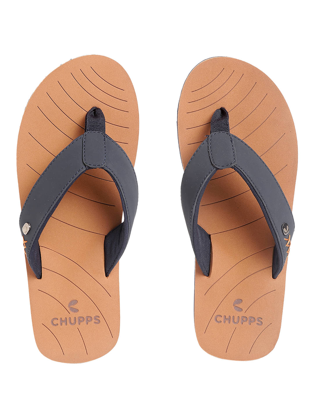     			CHUPPS - Orange Men's Thong Flip Flop