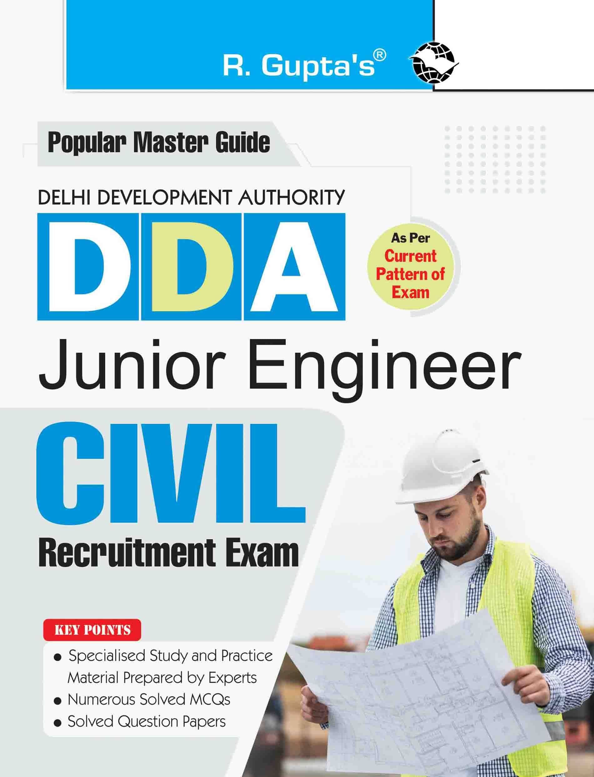     			DDA : Junior Engineer (CIVIL) Recruitment Exam Guide