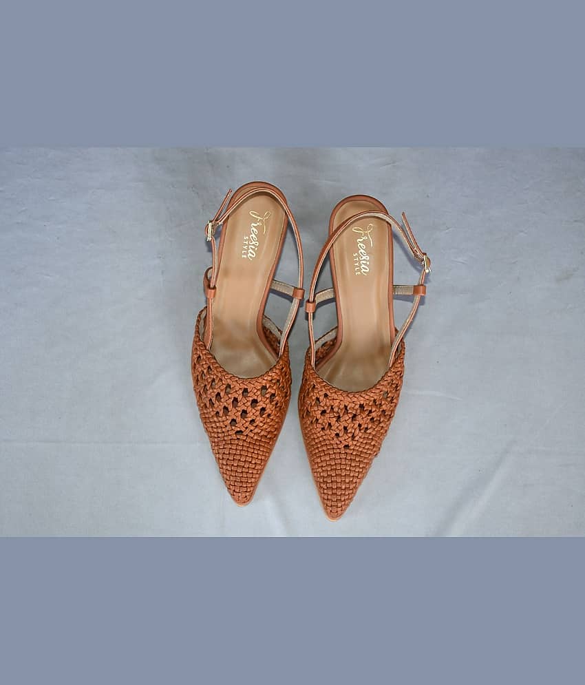 FREESIA STYLE - Tan Women's Sandal Heels - Heels | Buy online on ZillyBuy