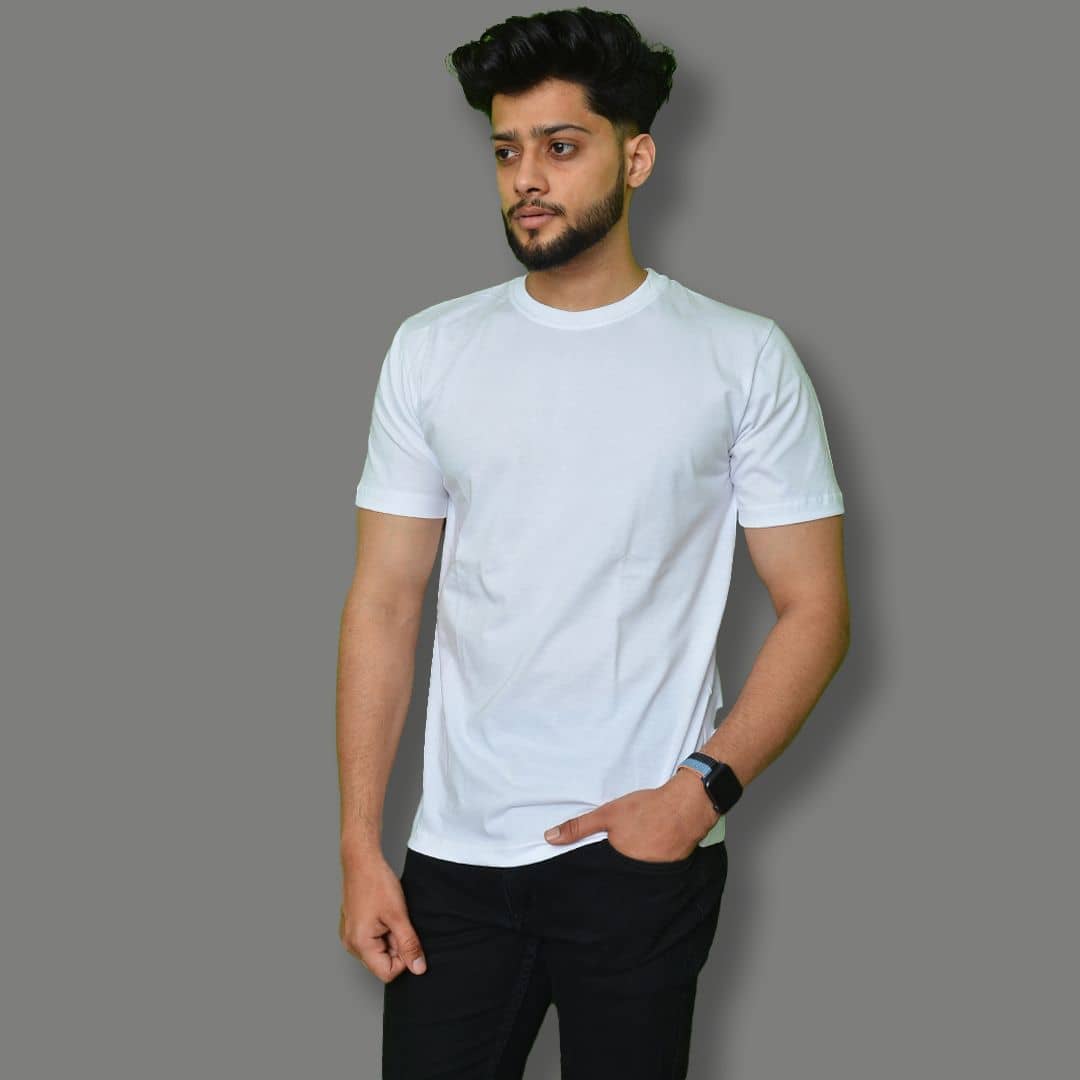 Knite Wolf Pack of 1 Cotton Regular Fit Men's T-Shirt ( Yellow )