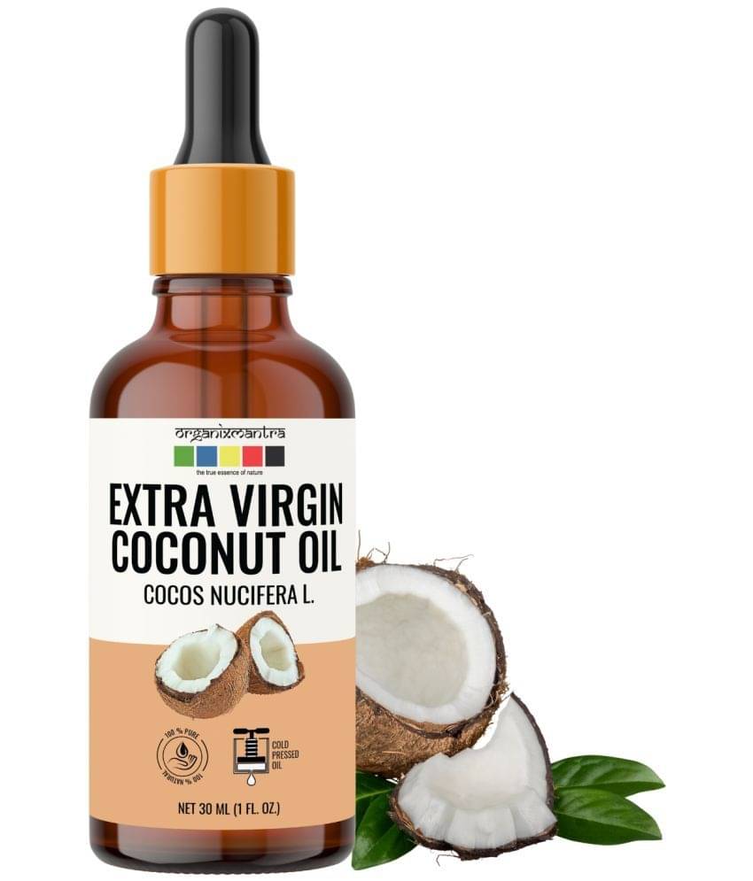 Organix Mantra Extra Virgin Coconut Oil, 100% Pure, Cold Pressed Organic Oil, 30ML Organix Mantra Extra Virgin Coconut Oil, 100% Pure, Cold Pressed Organic Oil, 30ML