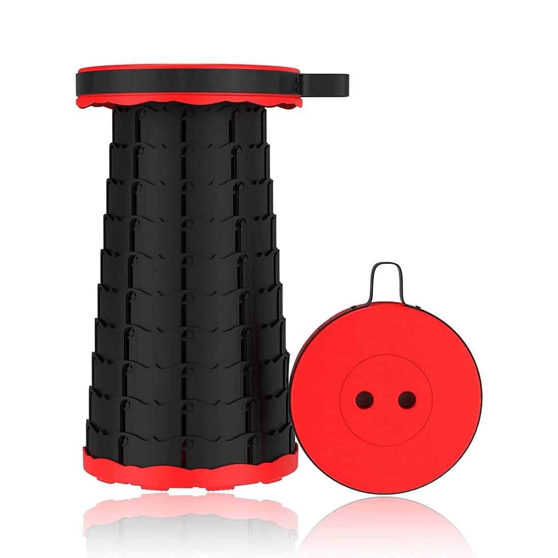     			RAMDEV ENTERPRISE  Portable Telescopic Stool Lightweight Sturdy Collapsible Stools Retractable Camping Stool for Adults Fishing Hunting BBQ Garden Picnic, Max Load 350 lb