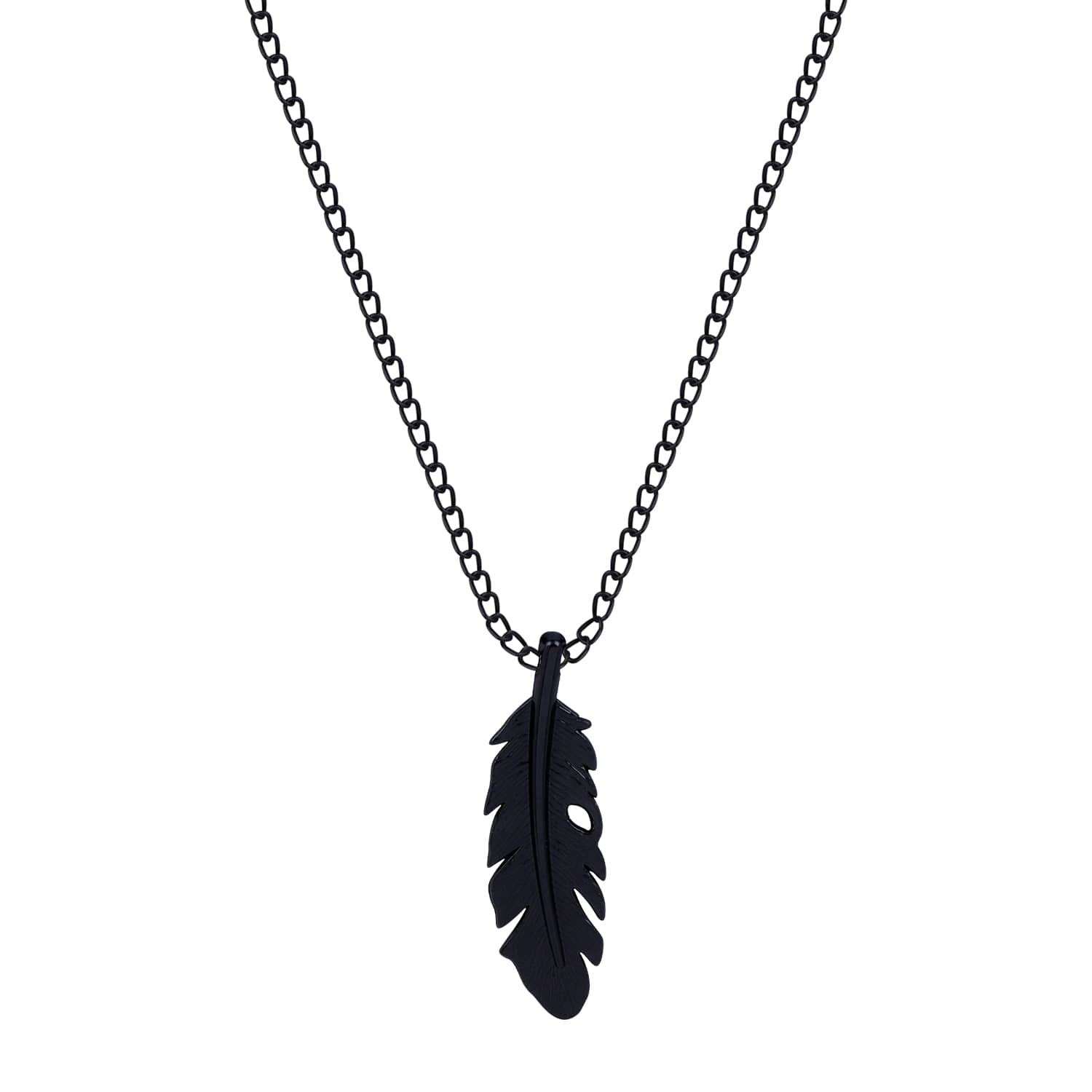 Silver Shine - Black Pendant set ( Pack of 1 )