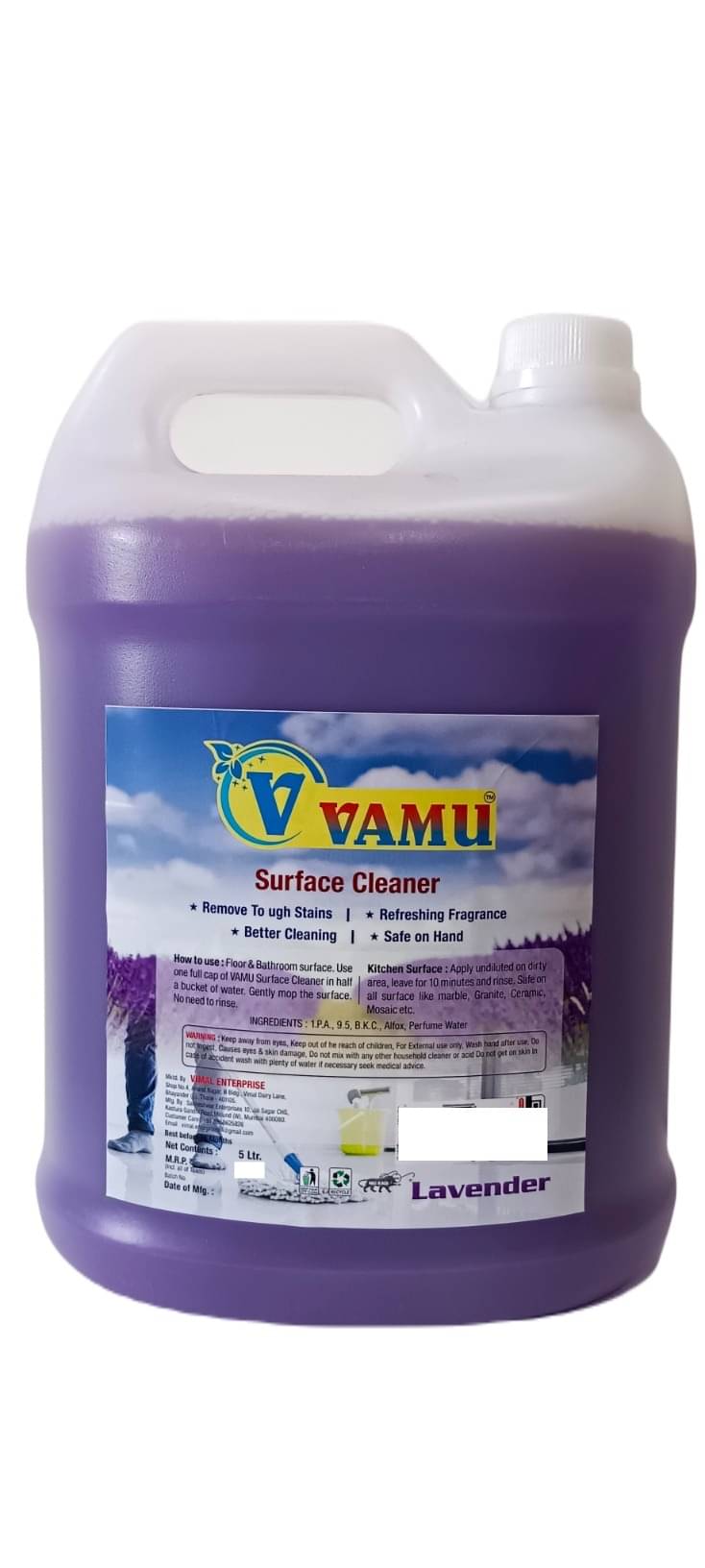     			Vamu Surface & Floor cleaner Phenyl 5 L