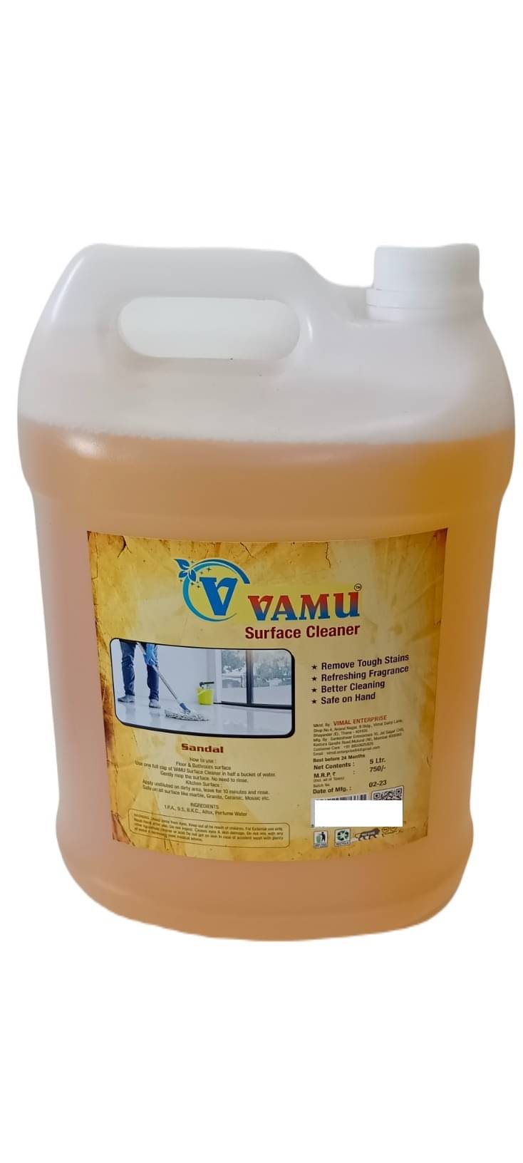     			Vamu Surface & Floor cleaner Phenyl 5 L