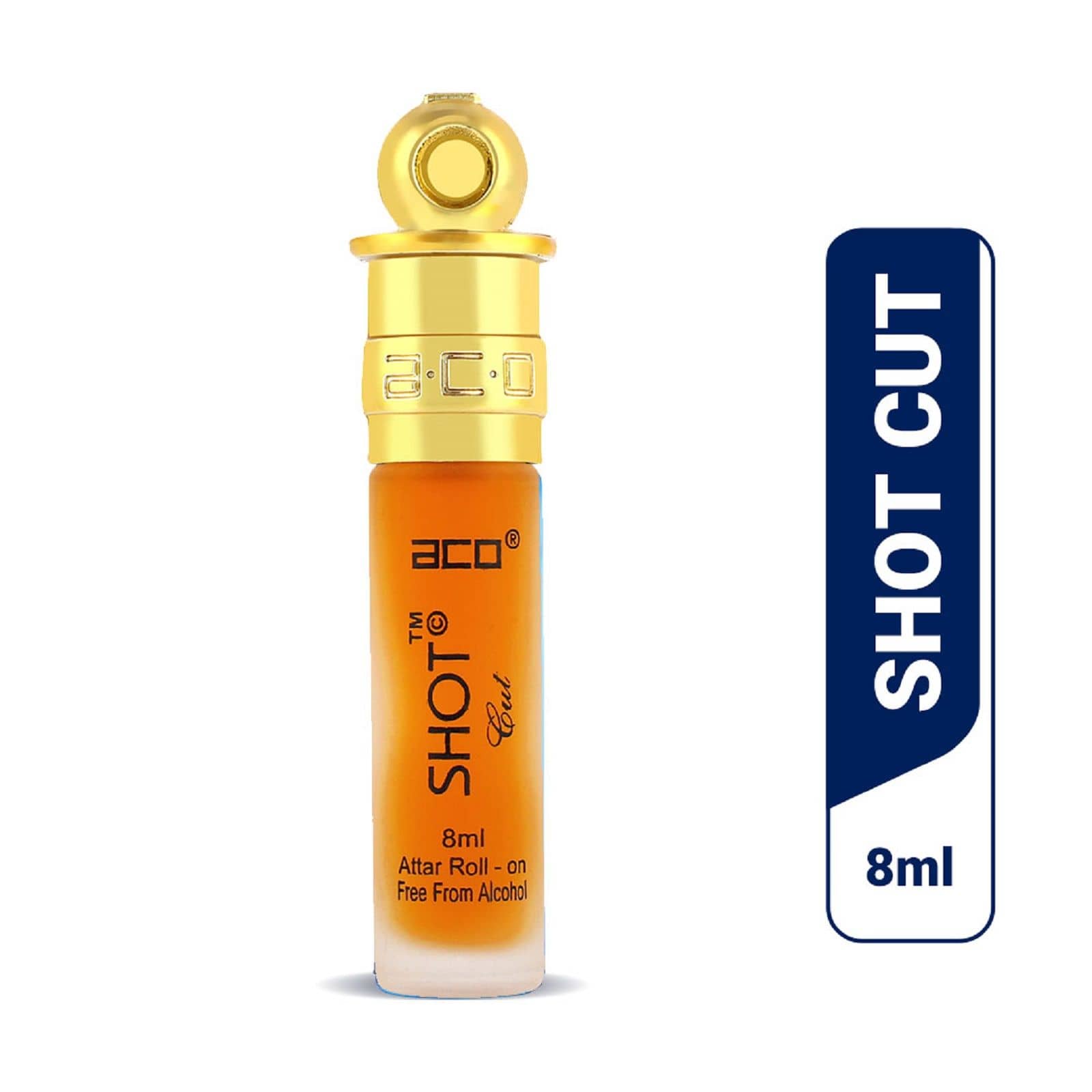 aco perfumes SHOT CUT Concentrated  Attar Roll On 8ml