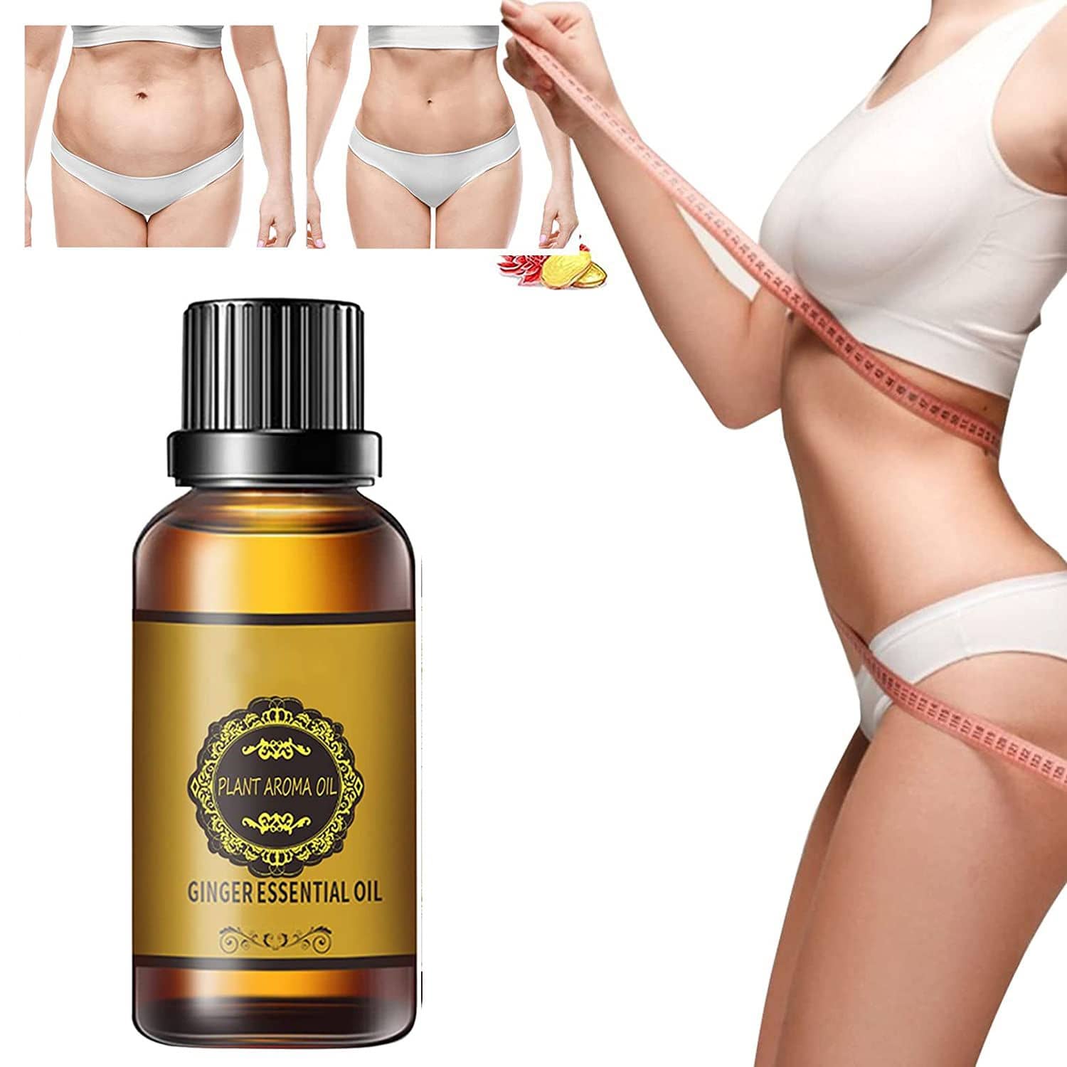 Aromine Belly Drainage Ginger Oil Moisturizing Bath Kit