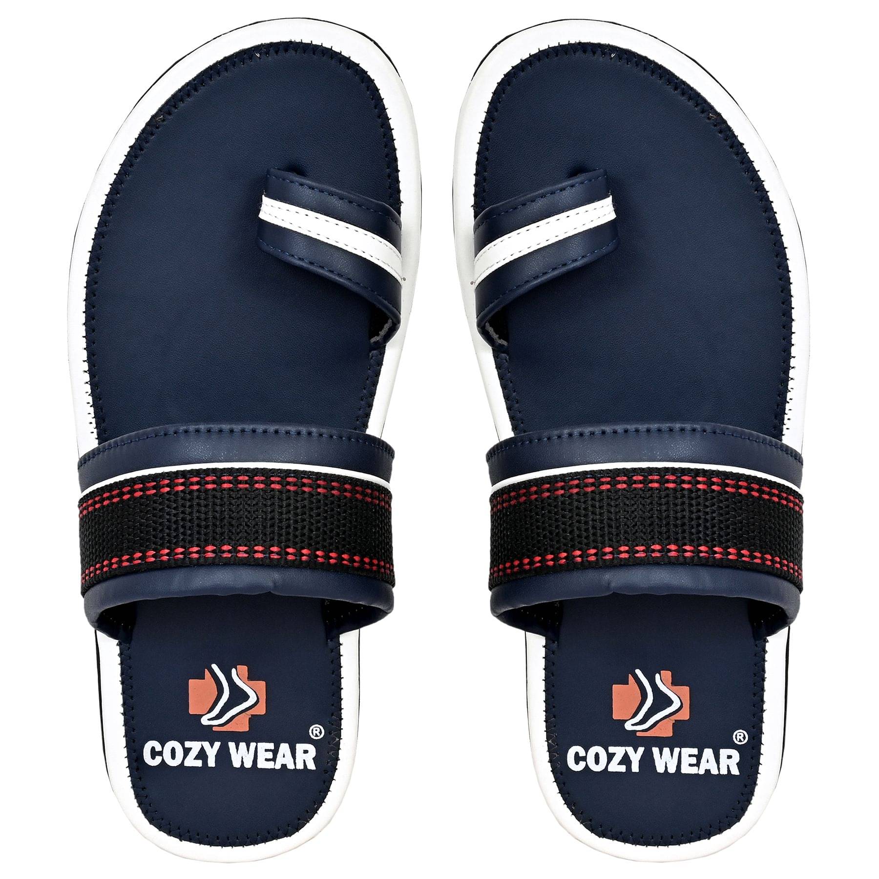     			Cozy Wear - Navy Blue Men's Daily Slipper