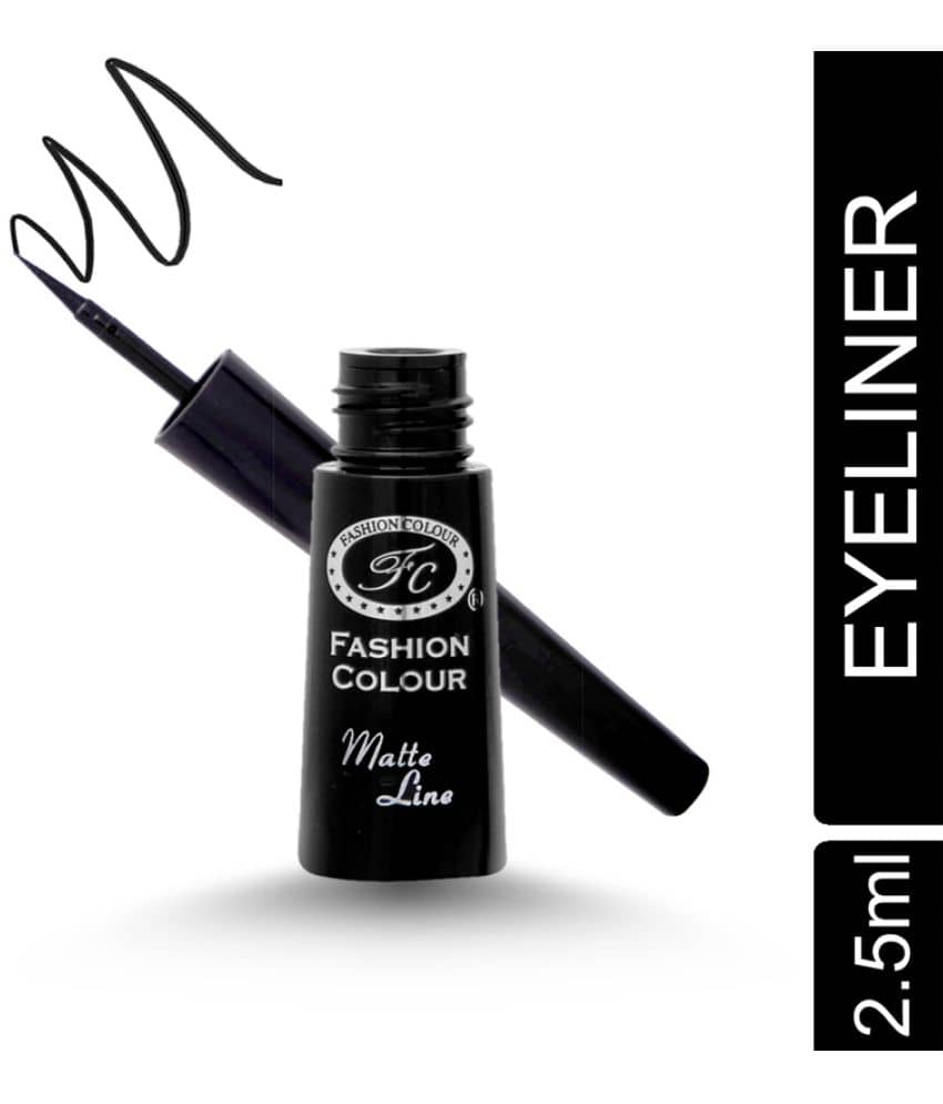 Fashion Colour - Jet Black Glossy Eye Liner Pencil ( Pack of 1 ) - Makeup - Eyes | Buy online on ZillyBuy