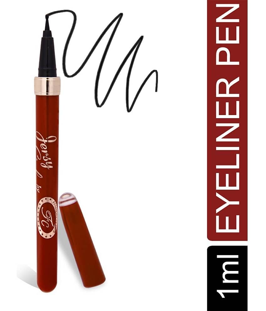 Fashion Colour - Black Matte Eye Liner Liquid ( Pack of 1 ) - Makeup - Eyes | Buy online on ZillyBuy