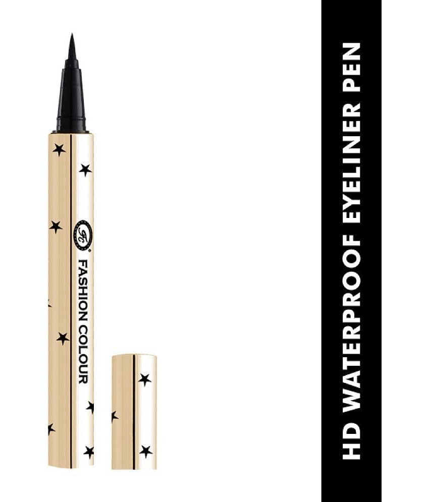 Fashion Colour - Black Matte Eye Liner Liquid ( Pack of 1 ) - Makeup - Eyes | Buy online on ZillyBuy