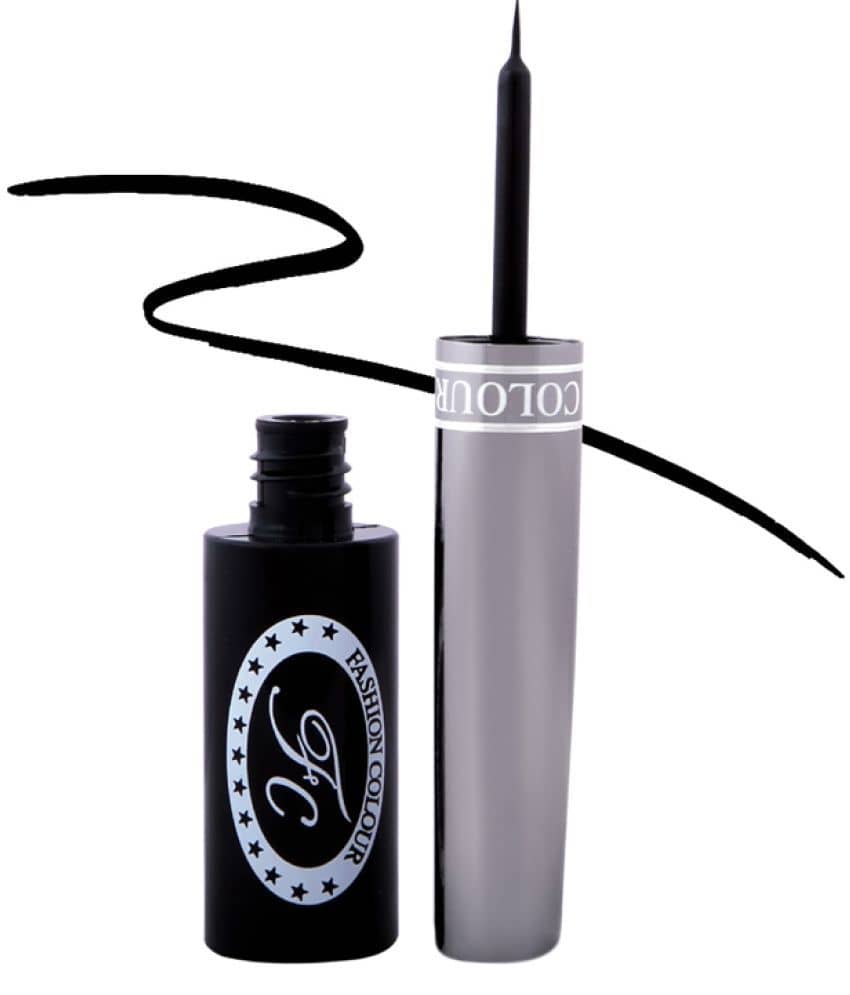 Fashion Colour - Black Natural Eye Liner Liquid ( Pack of 1 ) - Makeup - Eyes | Buy online on ZillyBuy