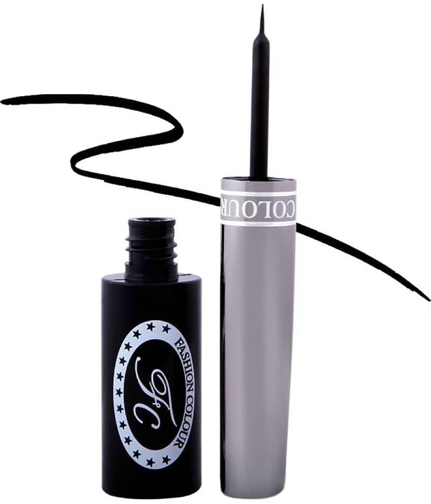 Fashion Colour - Black Natural Eye Liner Liquid ( Pack of 1 ) - Makeup - Eyes | Buy online on ZillyBuy