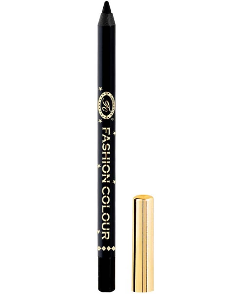 Fashion Colour - Black Natural Kajal 2 g Pencil ( Pack of 1 ) - Makeup - Eyes | Buy online on ZillyBuy