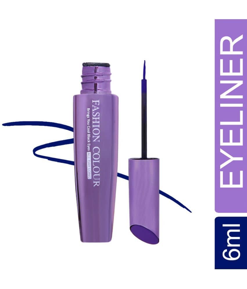 Fashion Colour - Blue Matte Eye Liner Liquid ( Pack of 1 ) - Makeup - Eyes | Buy online on ZillyBuy