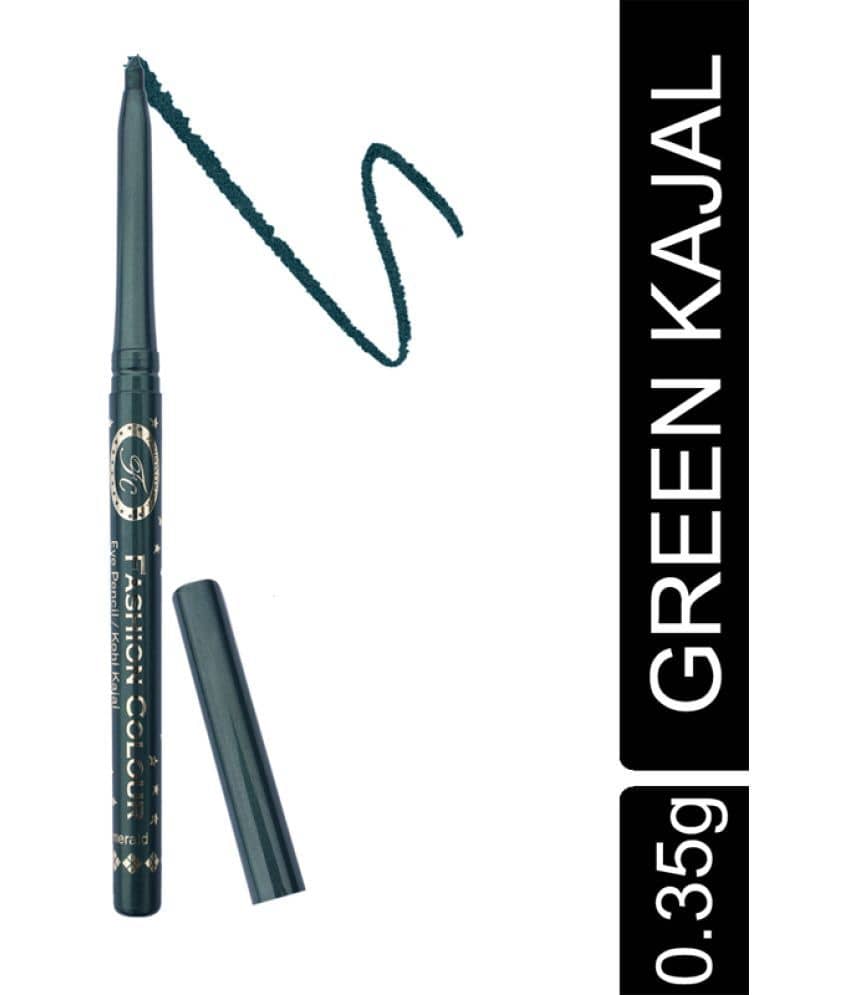 Fashion Colour - White Natural Kajal 1 g Pencil ( Pack of 1 ) - Makeup - Eyes | Buy online on ZillyBuy