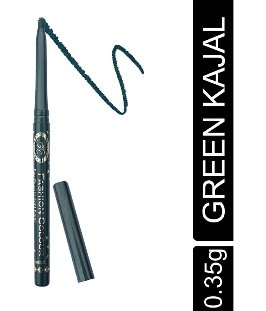 Fashion Colour - White Natural Kajal 1 g Pencil ( Pack of 1 ) - Makeup - Eyes | Buy online on ZillyBuy